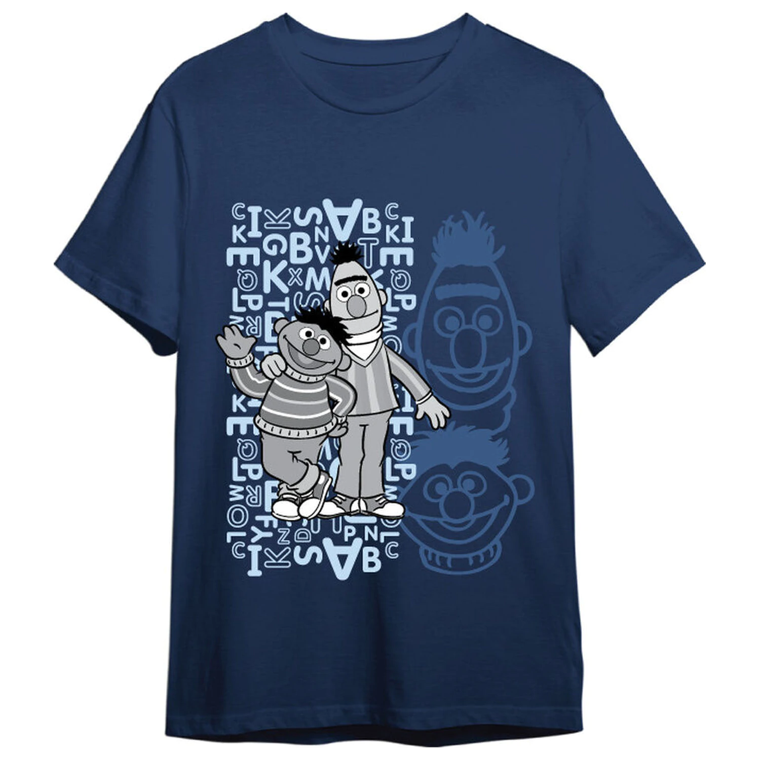 Sesame Street Ernie & Bert tricou pentru adulți poza produsului