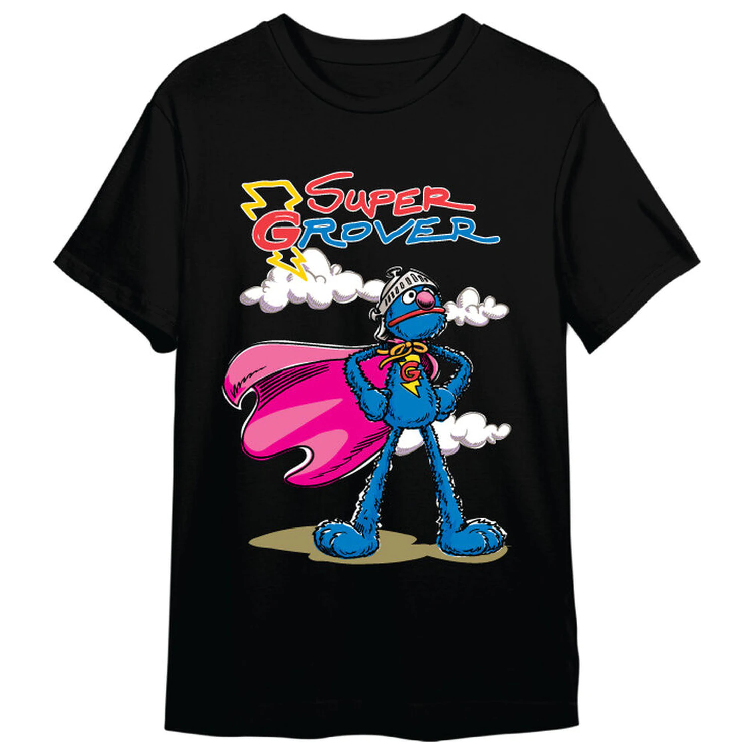 Sesame Street Super Grover tricou pentru adulți poza produsului