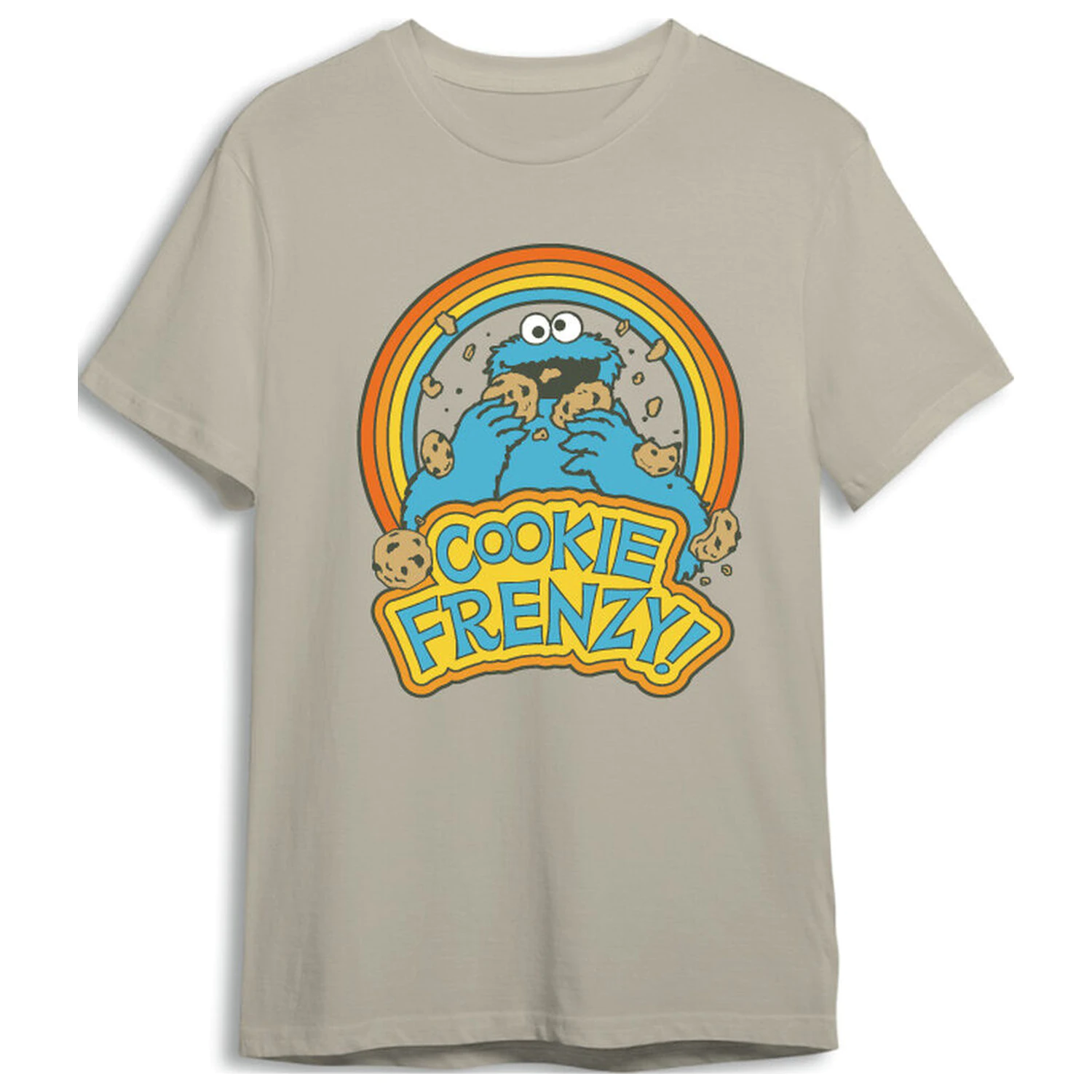 Sesame Street Triki Cookie Monster tricou pentru adulți poza produsului