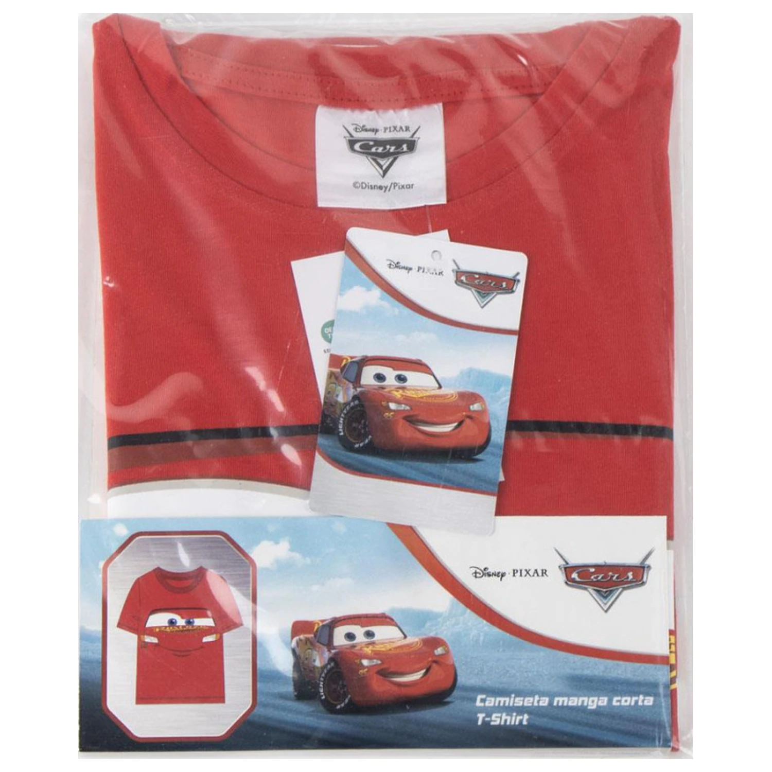 Disney Cars Red copii tricou cu mânecă scurtă, top poza produsului