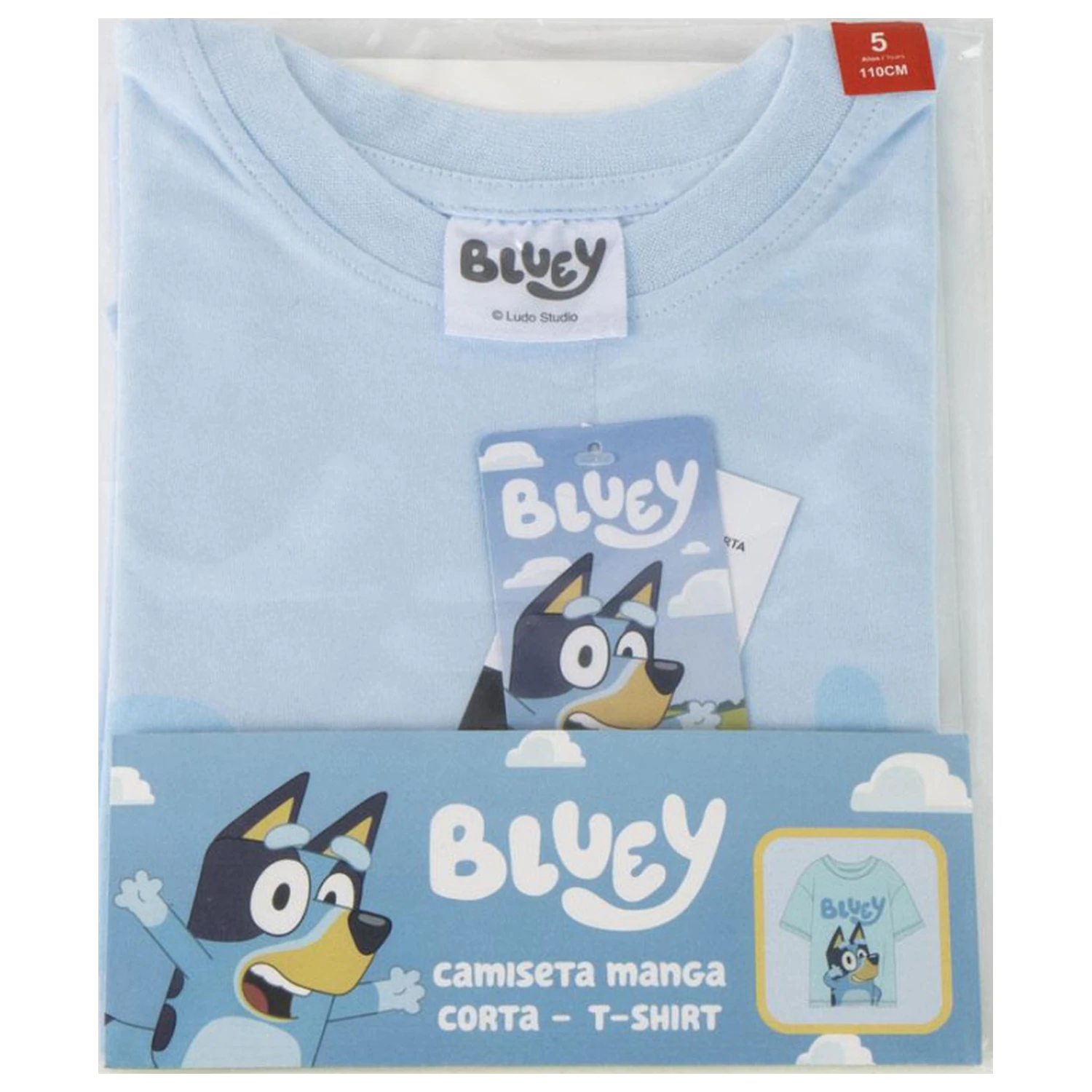 Bluey Smile tricou scurt pentru copii, top poza produsului