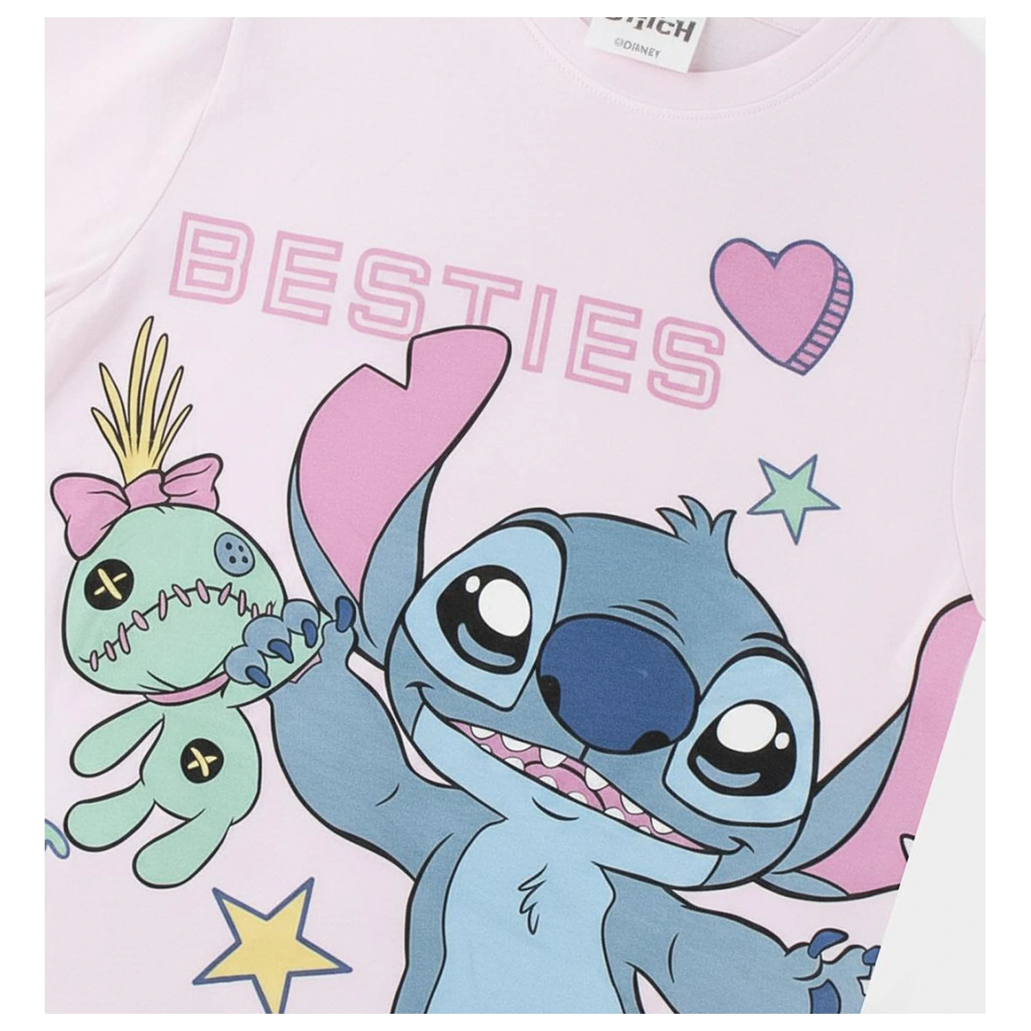 Stitch Besties tricou copii cu mânecă scurtă, top poza produsului