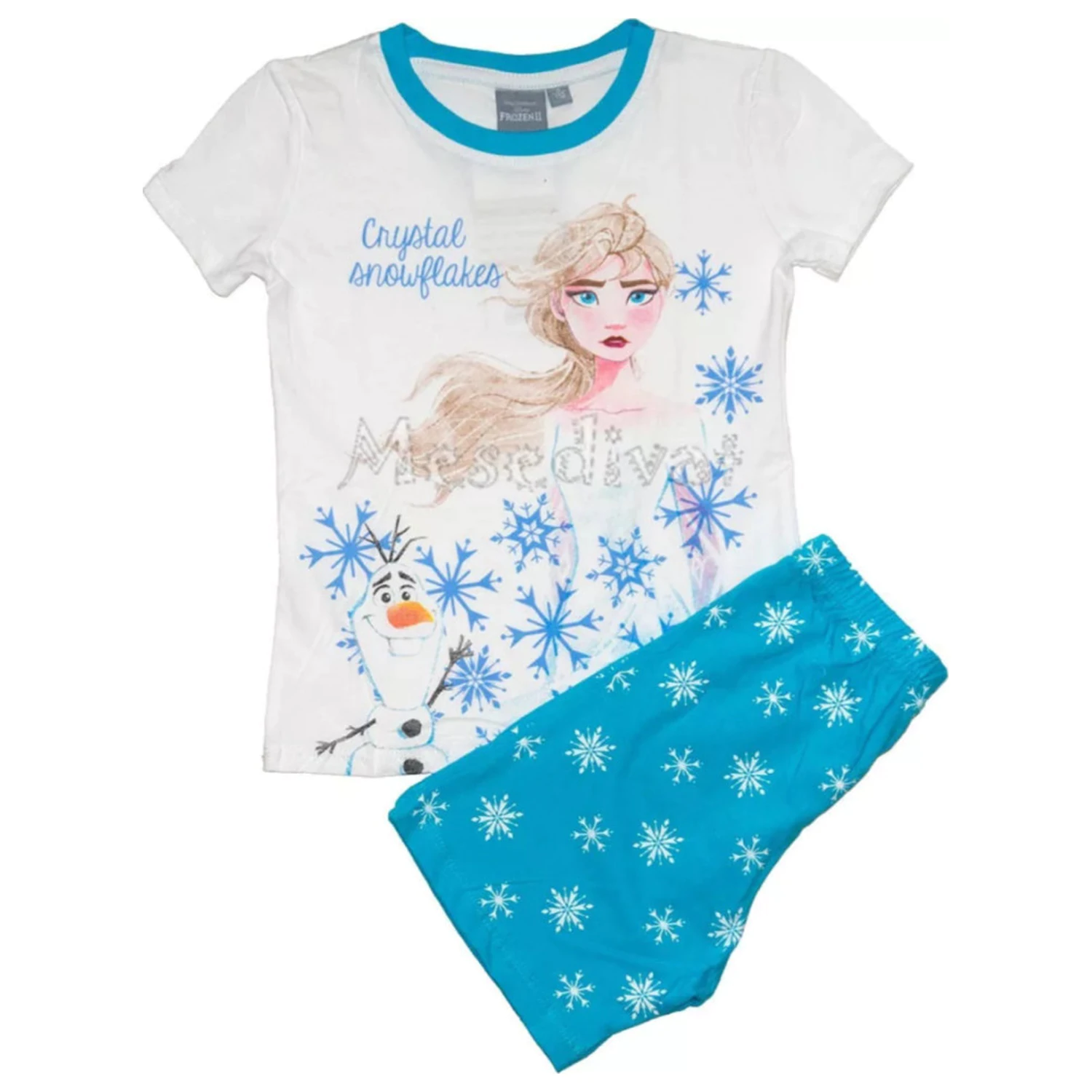Disney Frozen Crystal Pijama scurtă pentru copii poza produsului