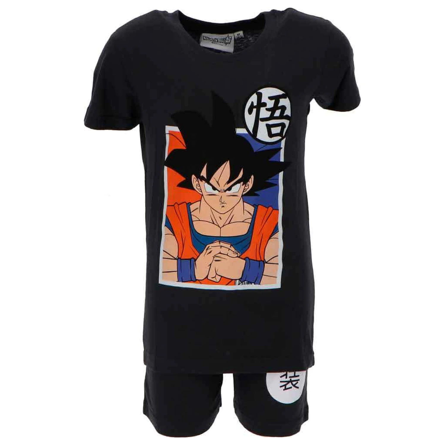 Dragon Ball Saiyan Black pijamale scurte pentru copii poza produsului