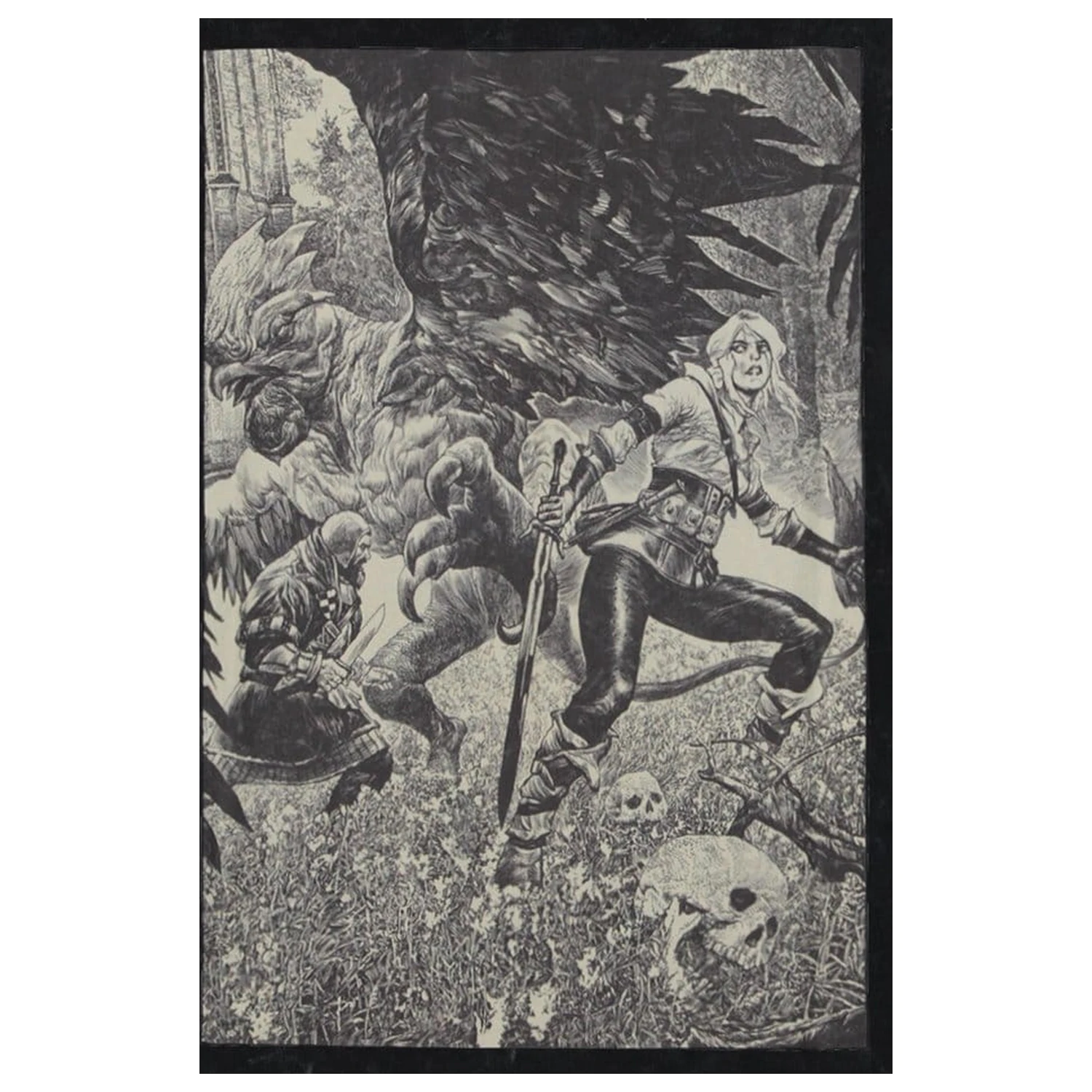 The Witcher tricou Ciri and the Basilisk poza produsului