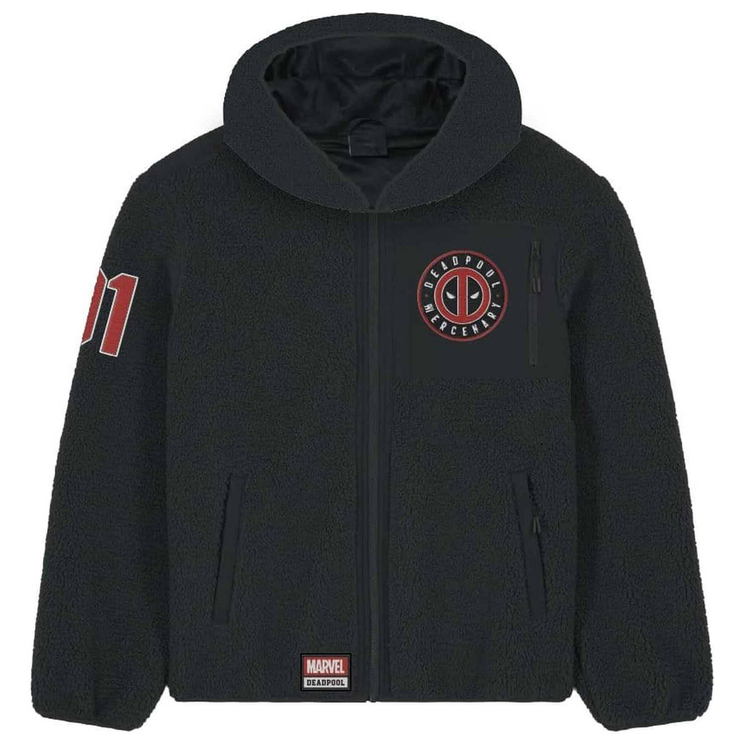 Marvel Sherpa Geacă Deadpool Logo poza produsului