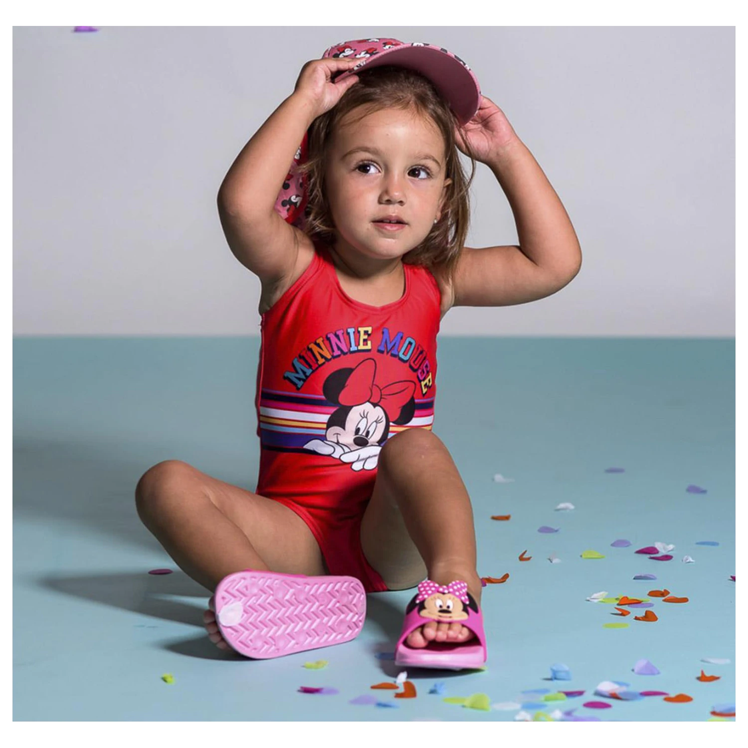 Disney Minnie Pink Papuci 3D pentru Copii poza produsului