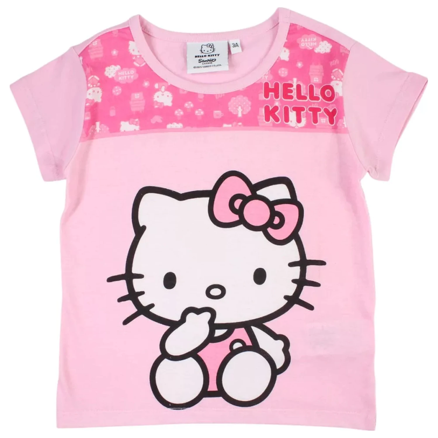 Hello Kitty Cutie Light Pink Kids Pijamale Scurte poza produsului