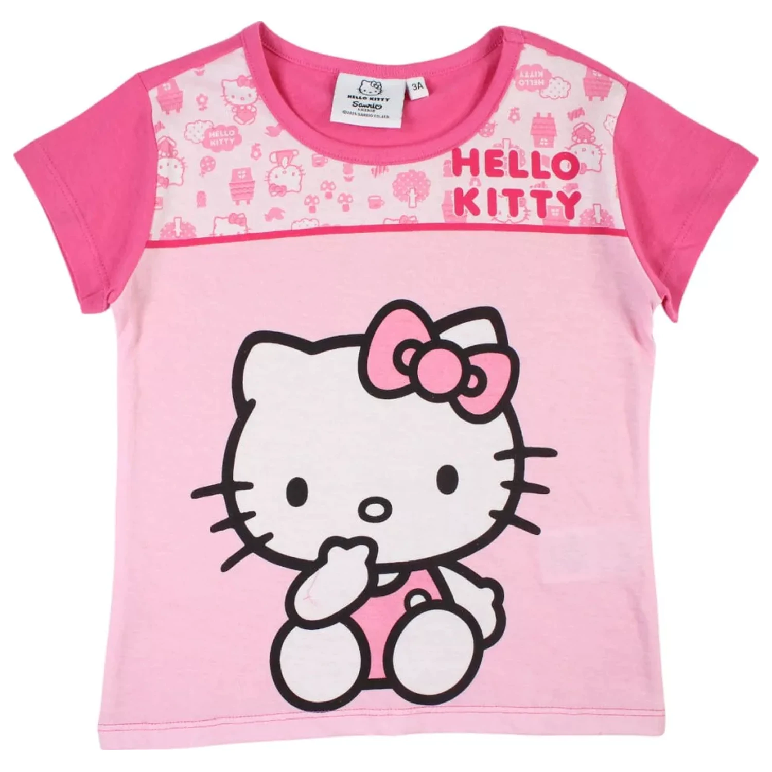 Hello Kitty Cutie Pink pijamale scurte pentru copii poza produsului