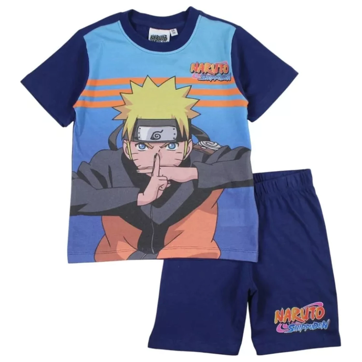 Naruto Shadow Clone Blue Kids Short Pijamale poza produsului