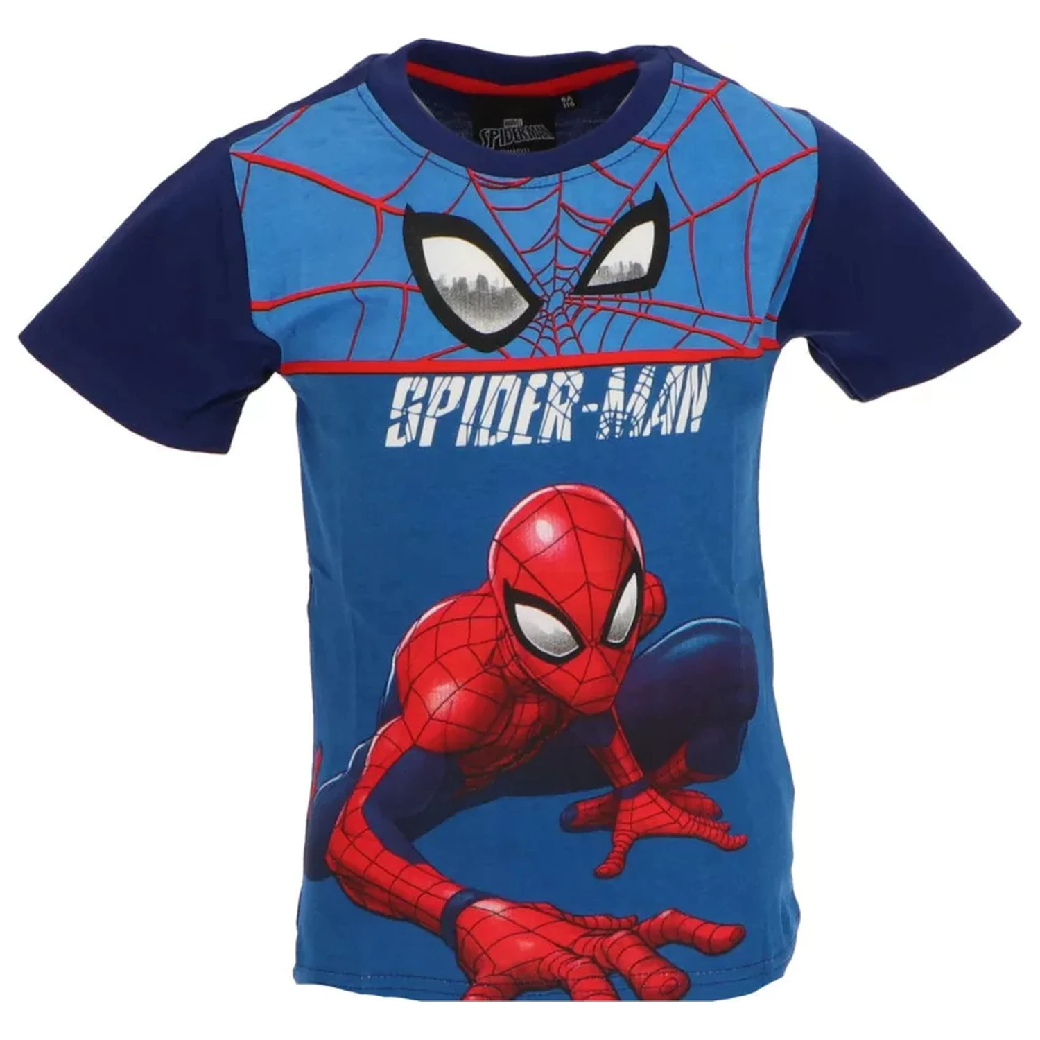 Spider-Man Wall Blue Kids tricou cu mânecă scurtă top poza produsului