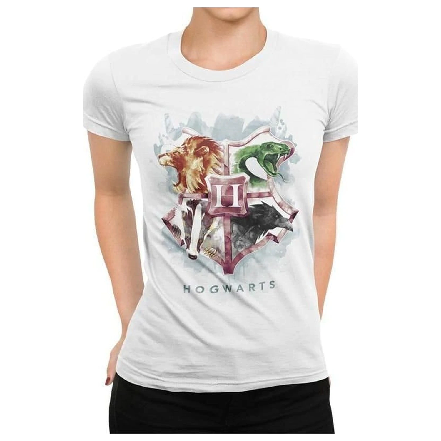 Harry Potter tricou Watercolour Crest poza produsului