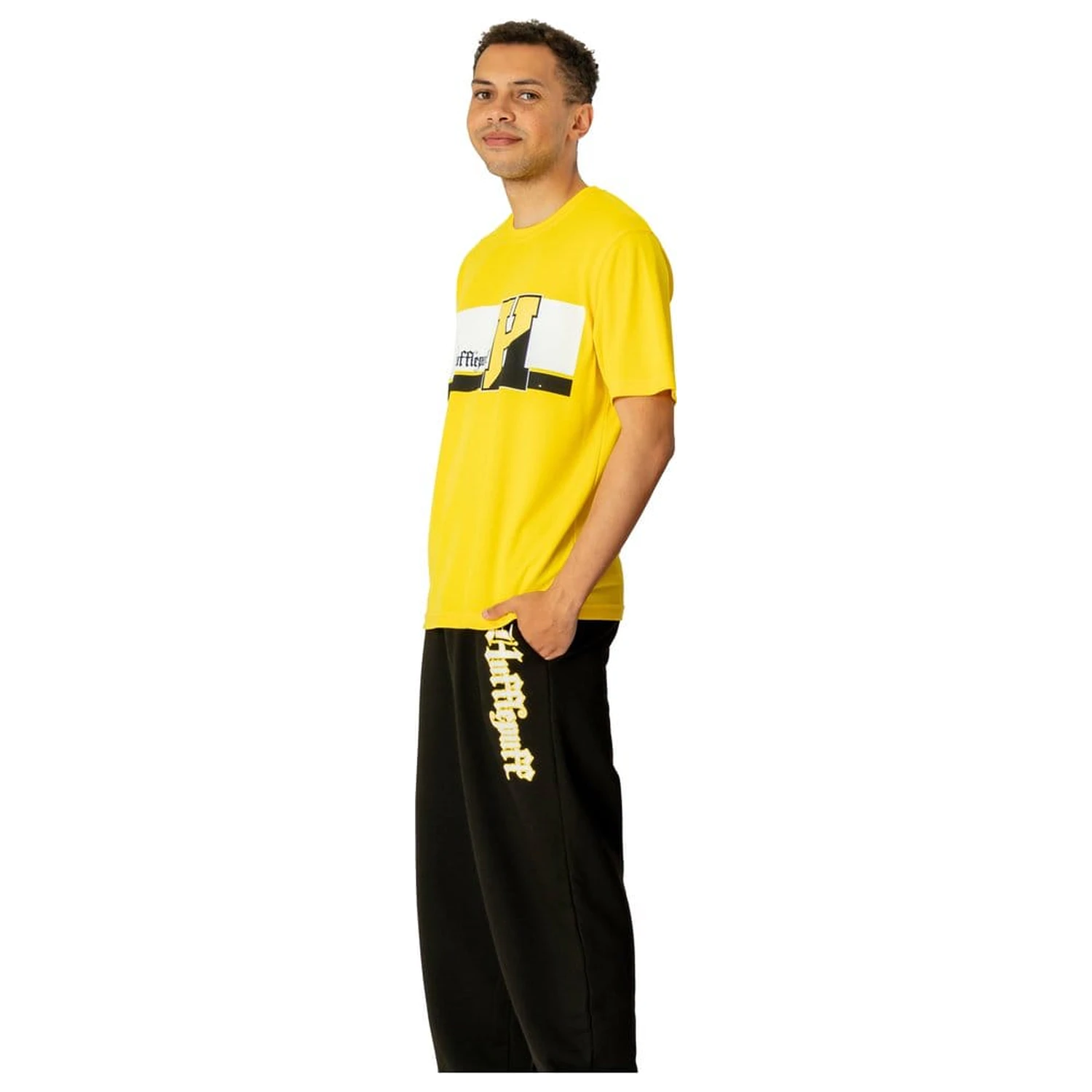 Pantaloni Harry Potter Jogger Hufflepuff poza produsului