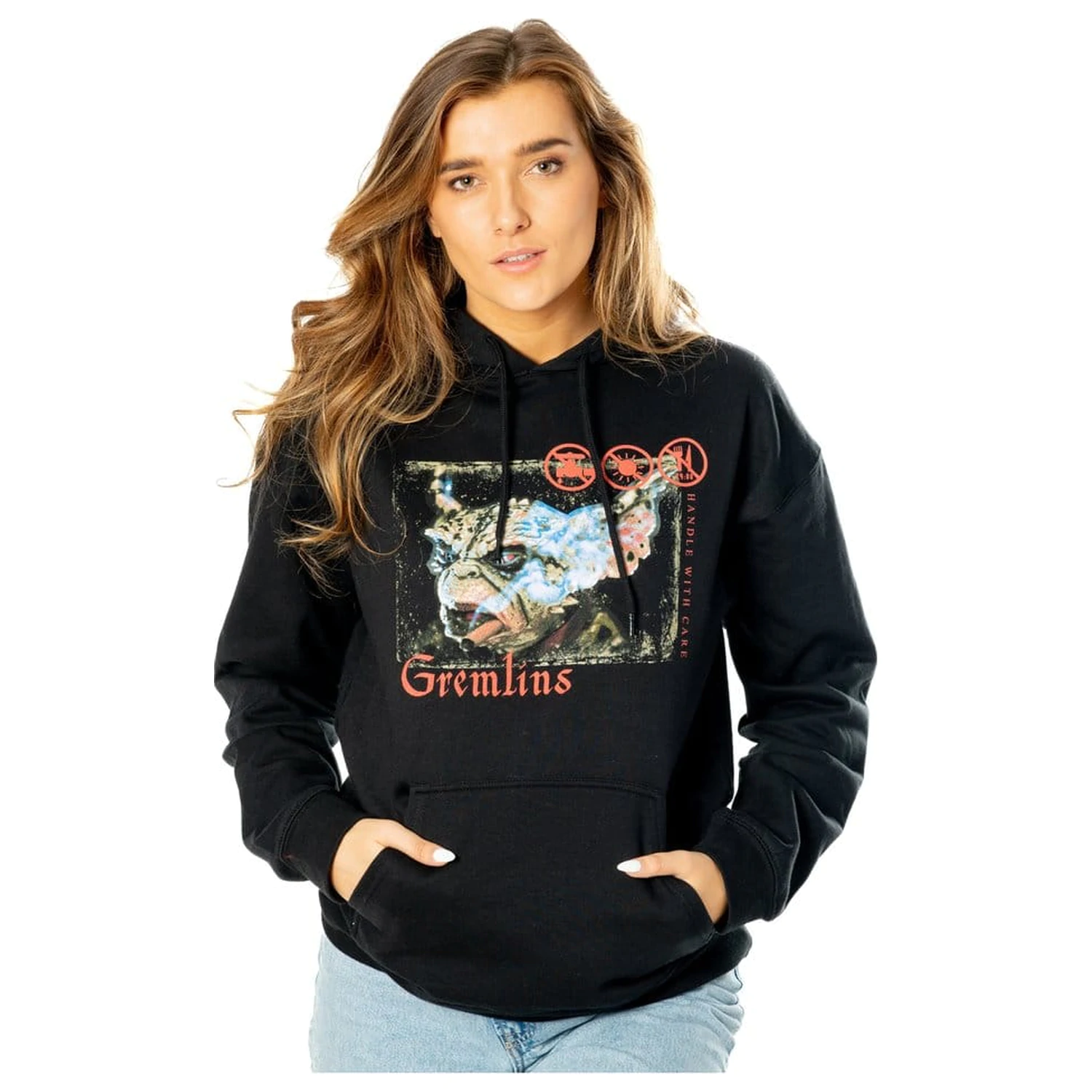 Gremlins Hooded Pulover Smoke poza produsului