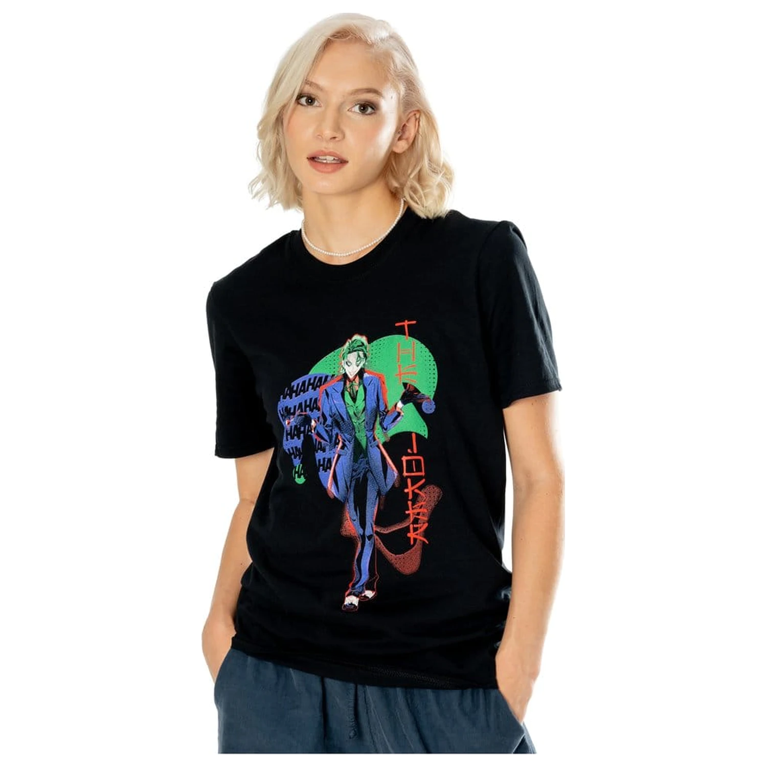 DC Comics Tricou The Joker Anime Red Light poza produsului