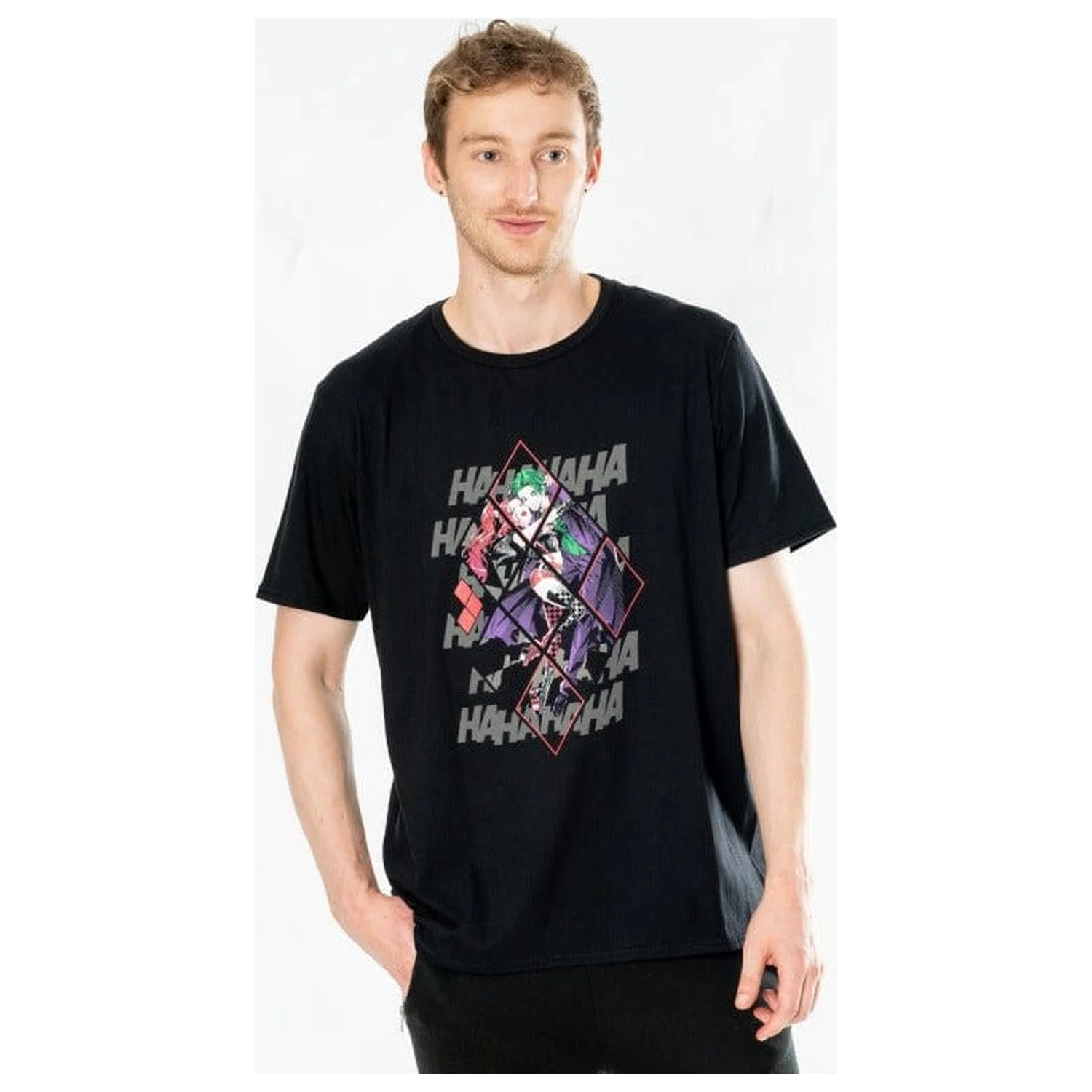 DC Comics tricou Harley Quinn Joker Diamond poza produsului