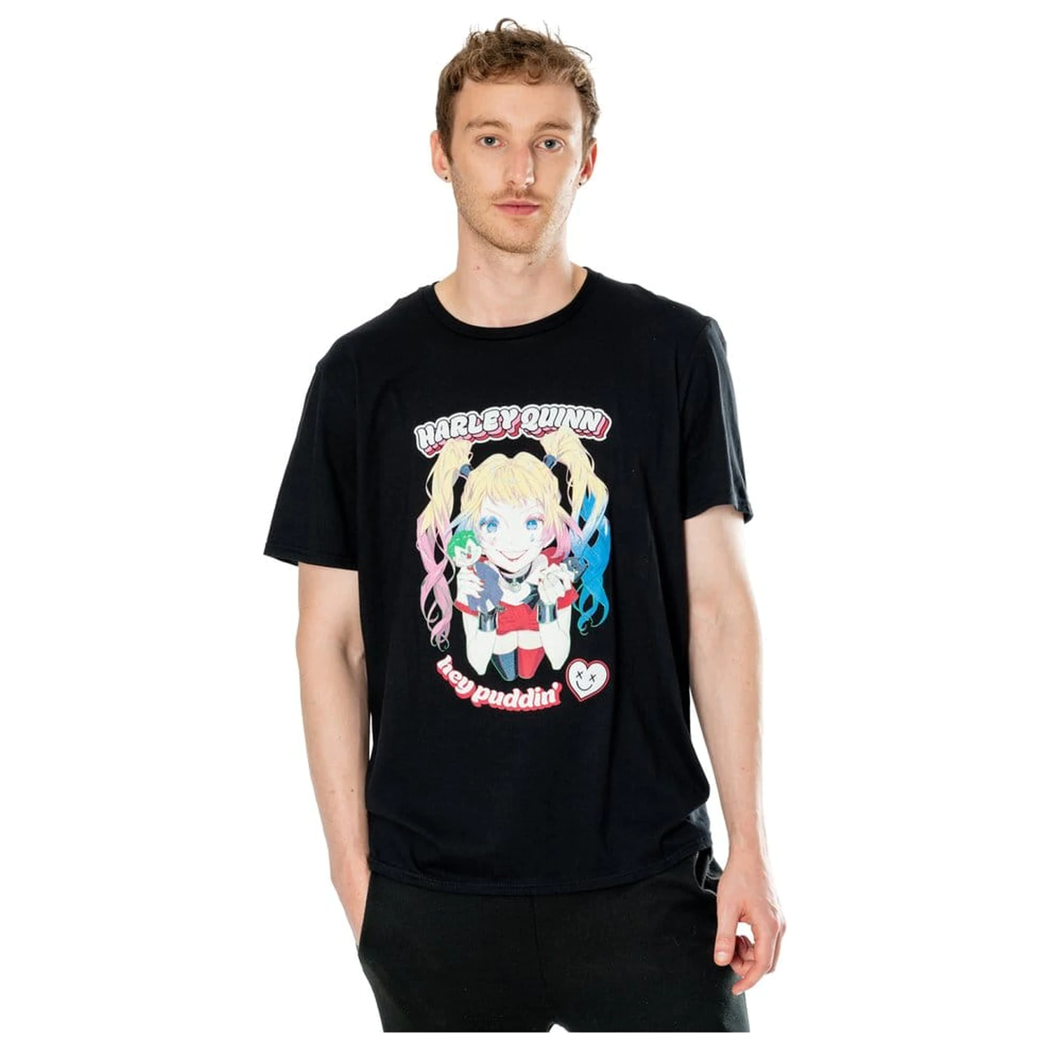 Tricou DC Harley Quinn Anime Puddin' poza produsului