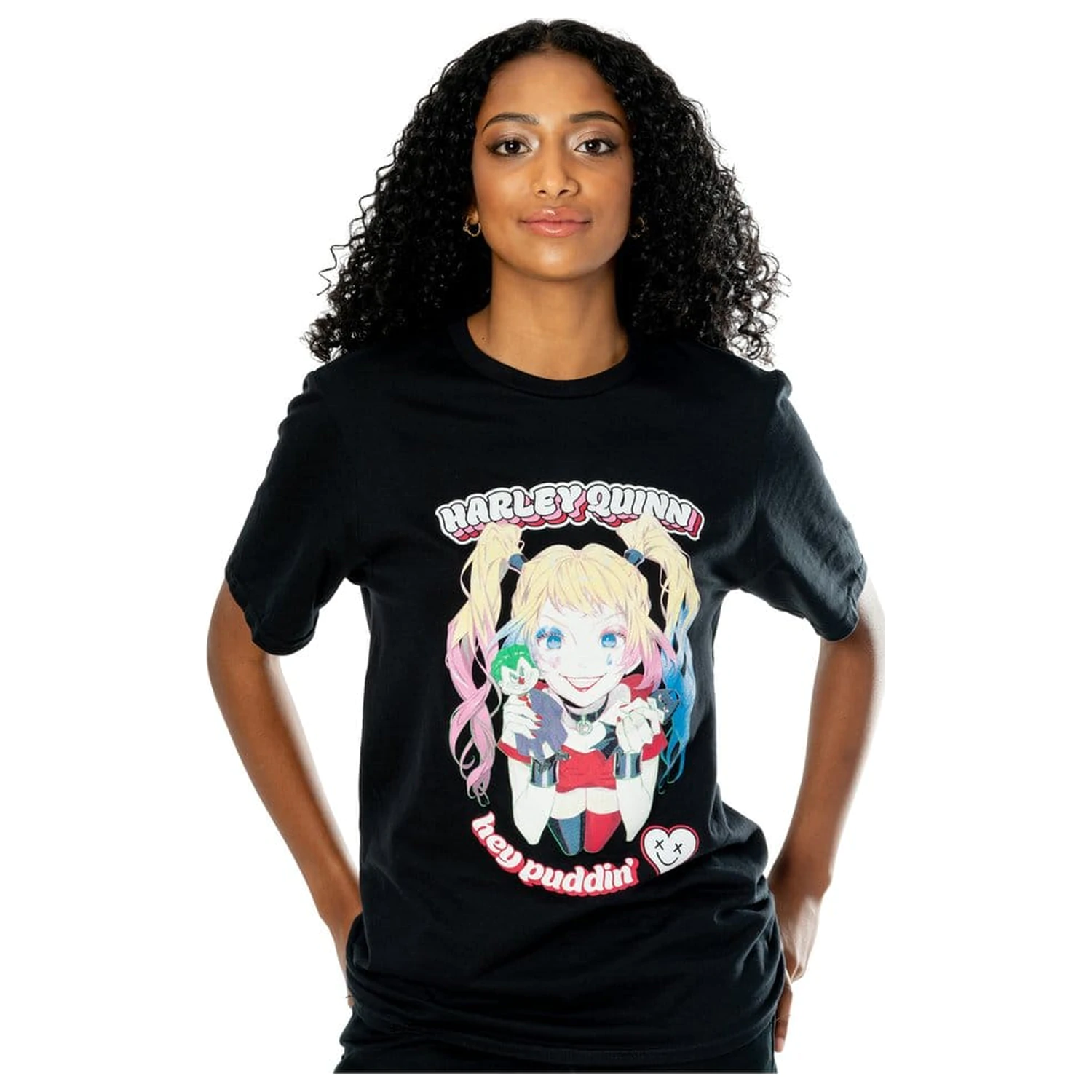 Tricou DC Harley Quinn Anime Puddin' poza produsului