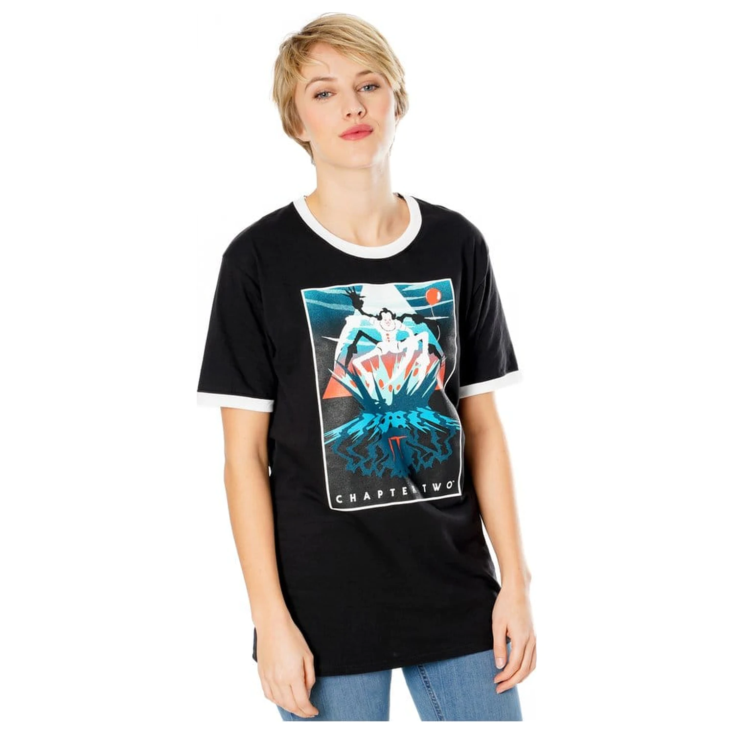 It Tricou Vintage Sewer Monster poza produsului