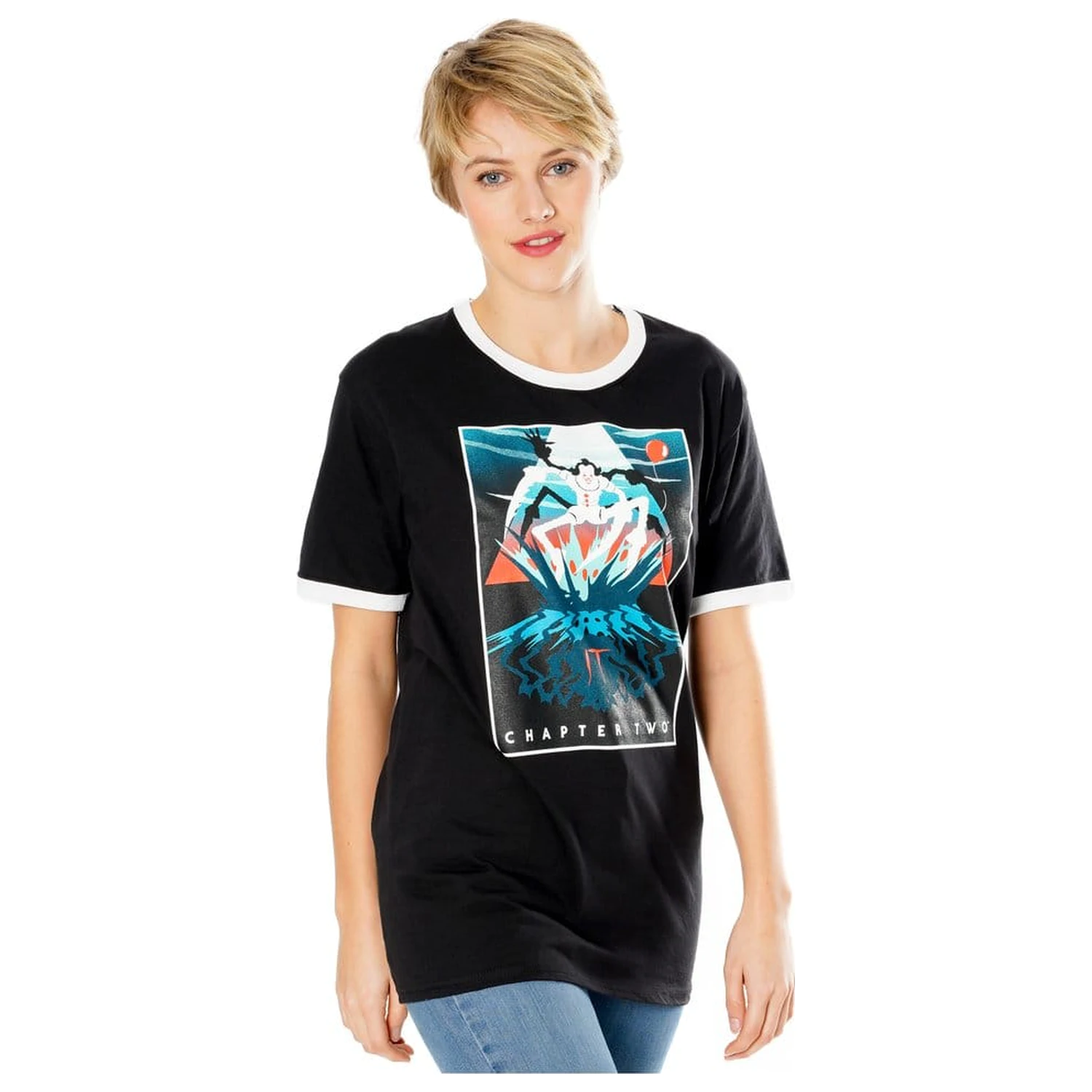 It Tricou Vintage Sewer Monster poza produsului