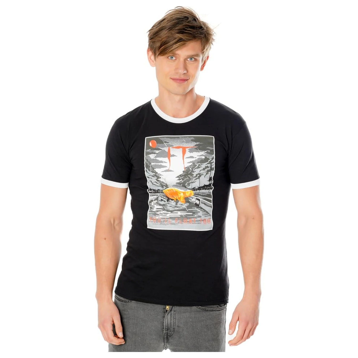 IT tricou Vintage You'll Float Too poza produsului