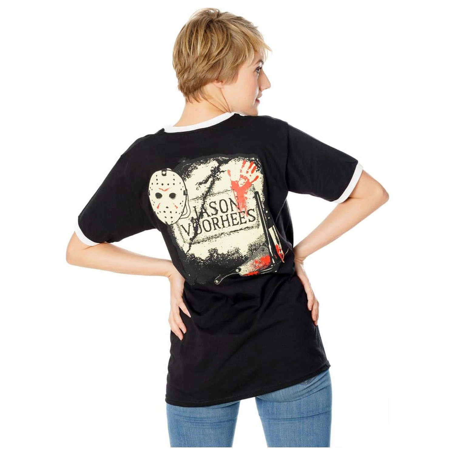 Friday the 13th Tricou Life Ring Mask Reverse poza produsului