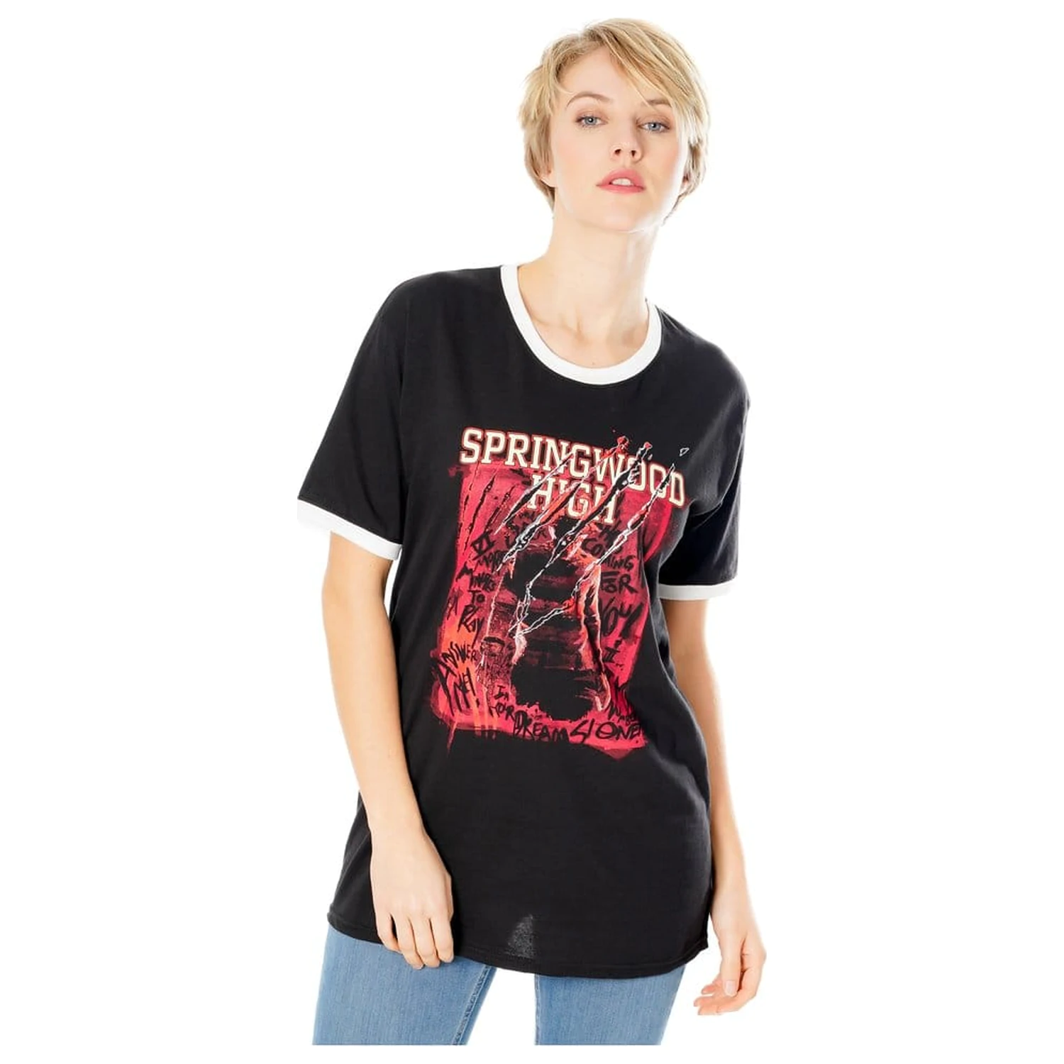 A Nightmare on Elm Street tricou Springwood High poza produsului