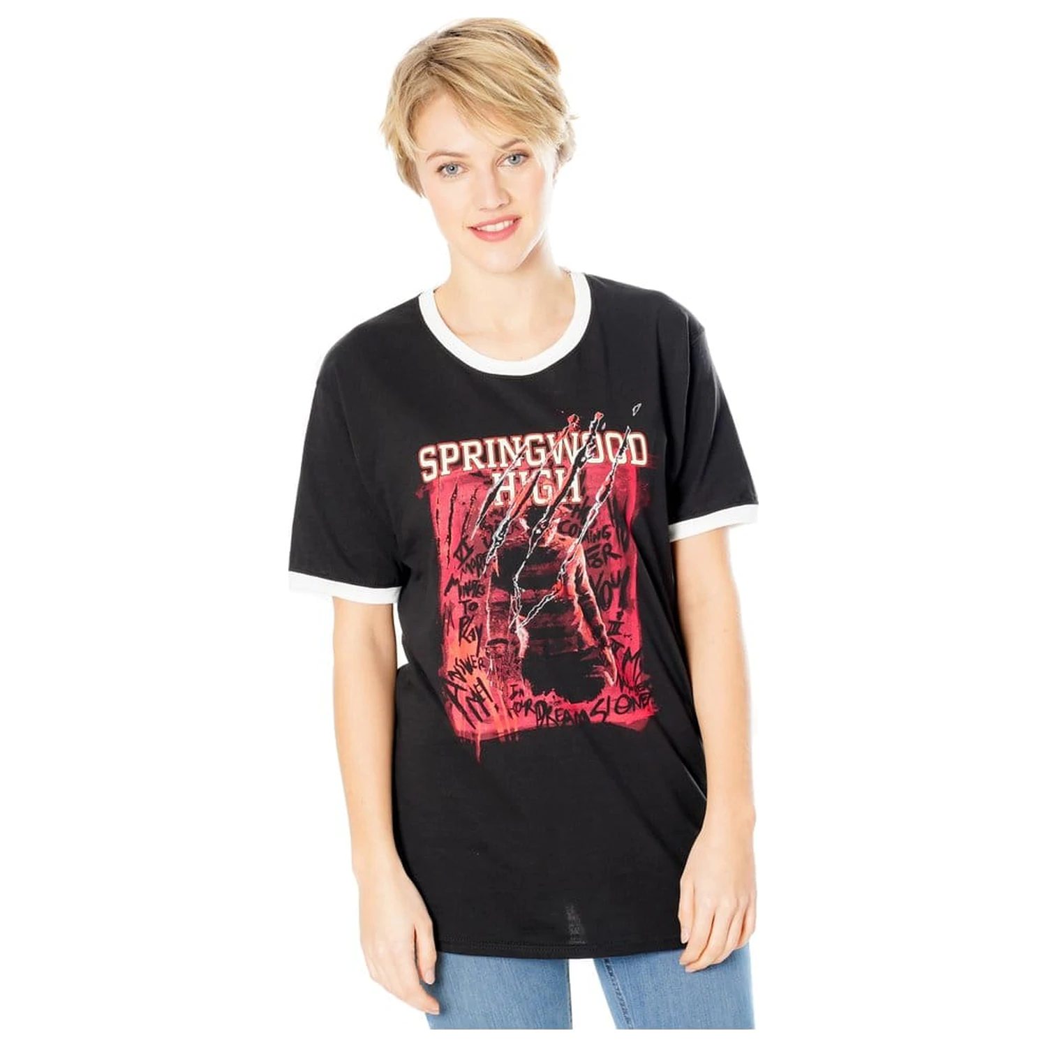 A Nightmare on Elm Street tricou Springwood High poza produsului