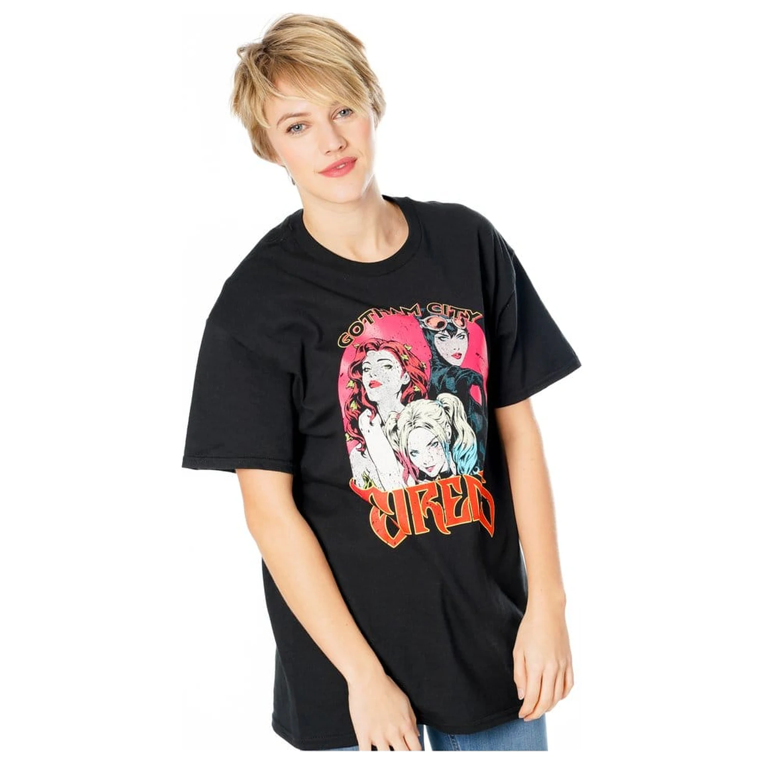 Gotham City Sirens Tricou Vintage Poster poza produsului