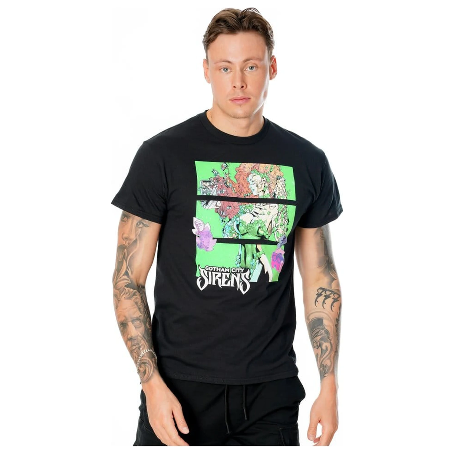Gotham City Sirens tricou Poison Ivy Sirens Cash Black  poza produsului