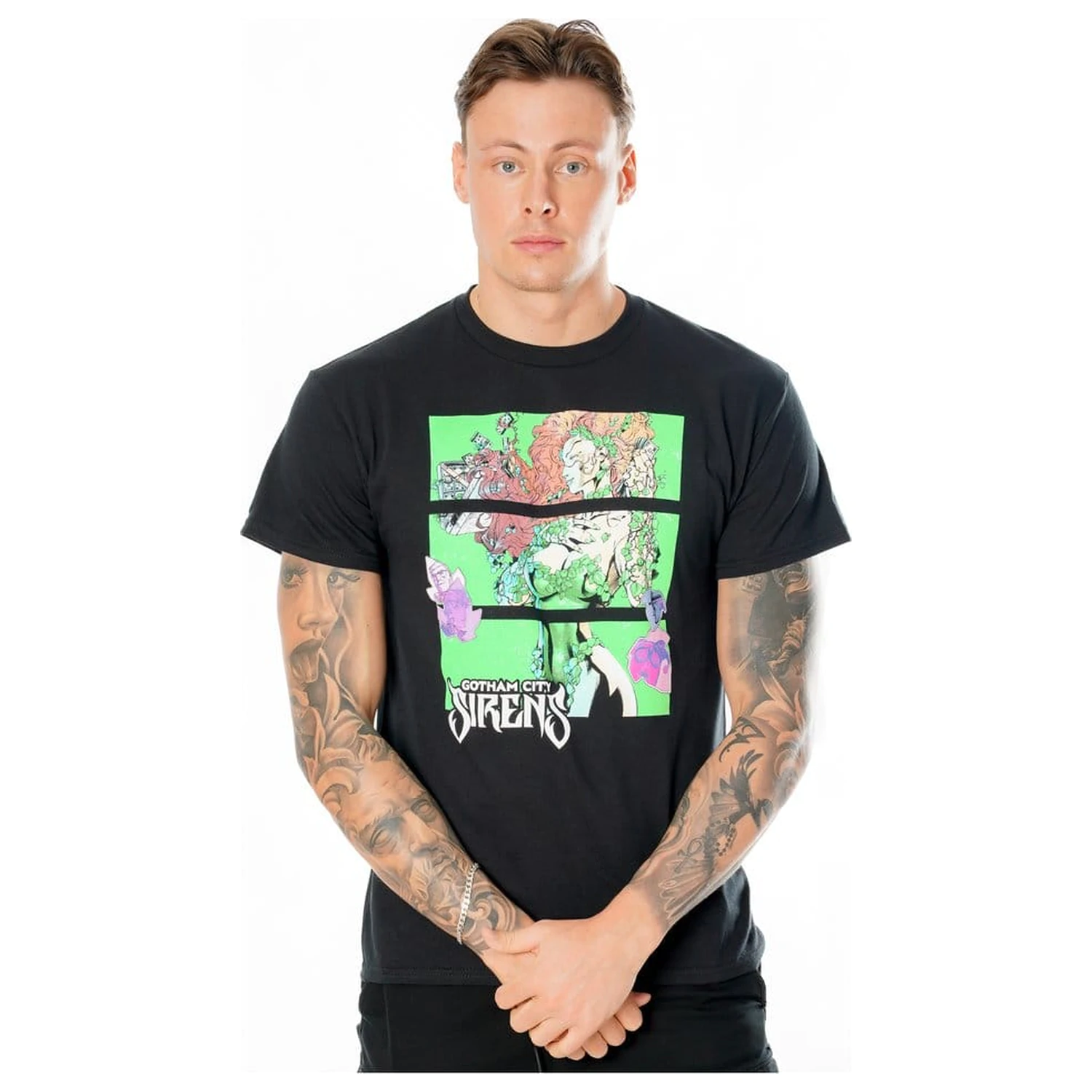 Gotham City Sirens tricou Poison Ivy Sirens Cash Black  poza produsului