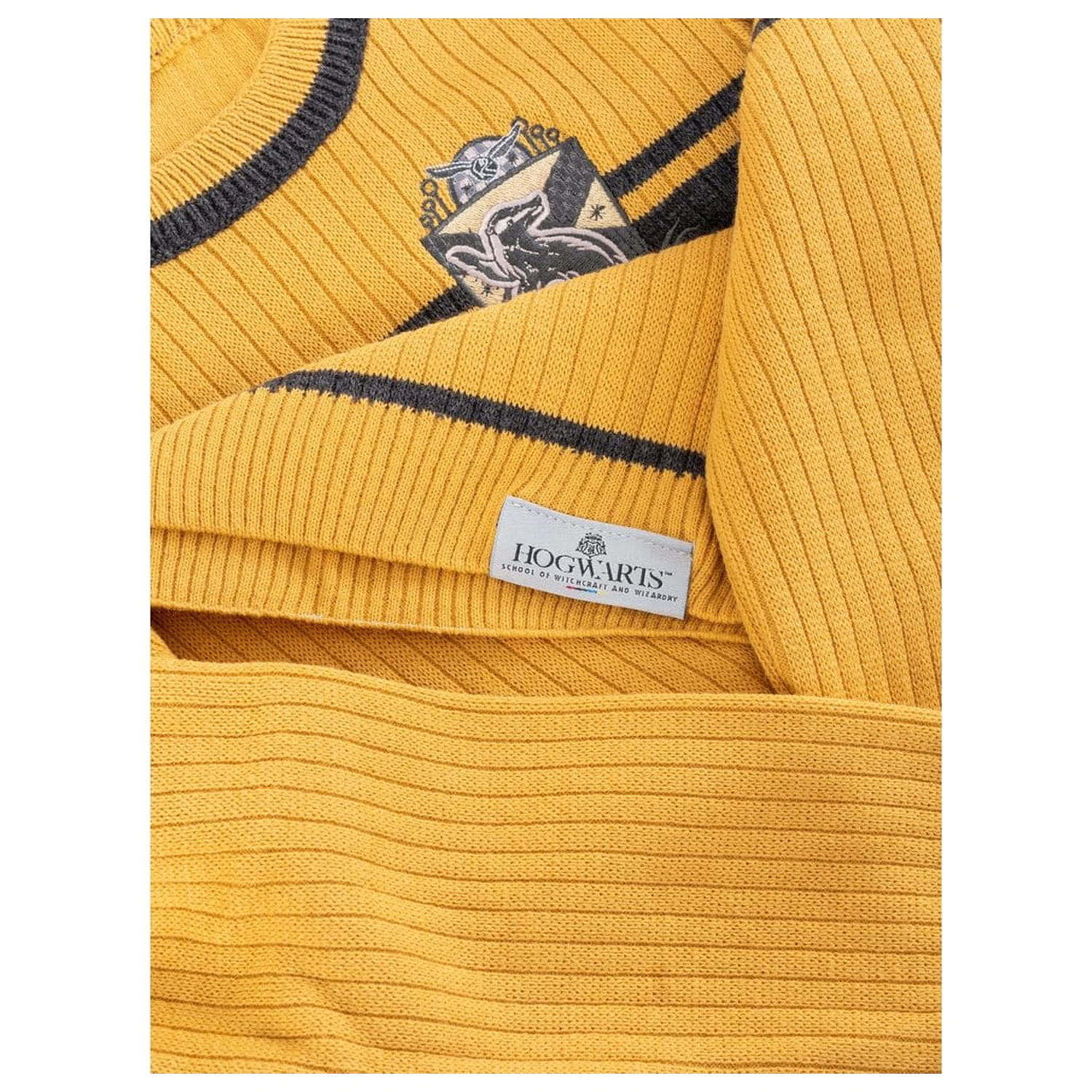 Harry Potter Kids Pulover Hufflepuff Varsity poza produsului