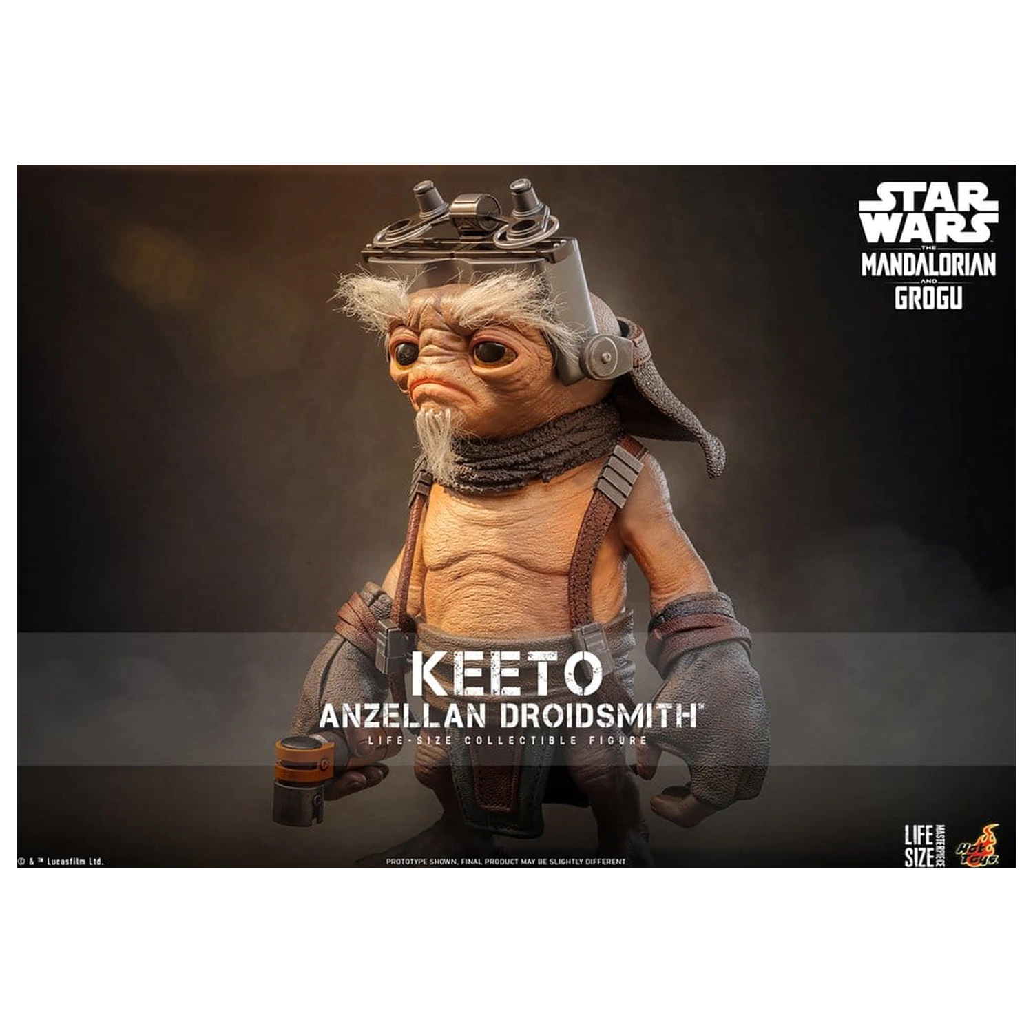 Star Wars: The Mandalorian & Grogu Life-Size Masterpiece Figurina Life-Size Keeto (Anzellan Droidsmith) 26 cm poza produsului