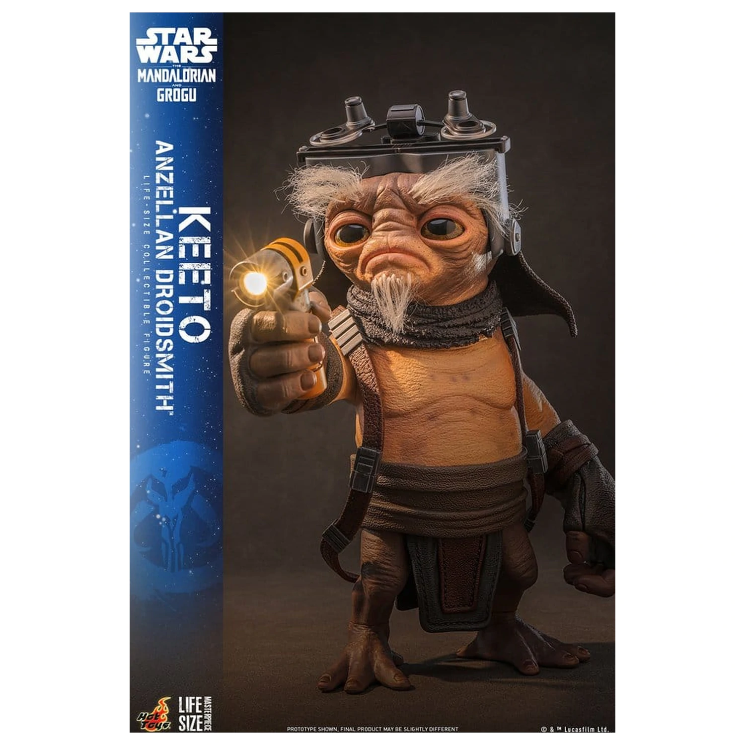 Star Wars: The Mandalorian & Grogu Life-Size Masterpiece Figurina Life-Size Keeto (Anzellan Droidsmith) 26 cm poza produsului