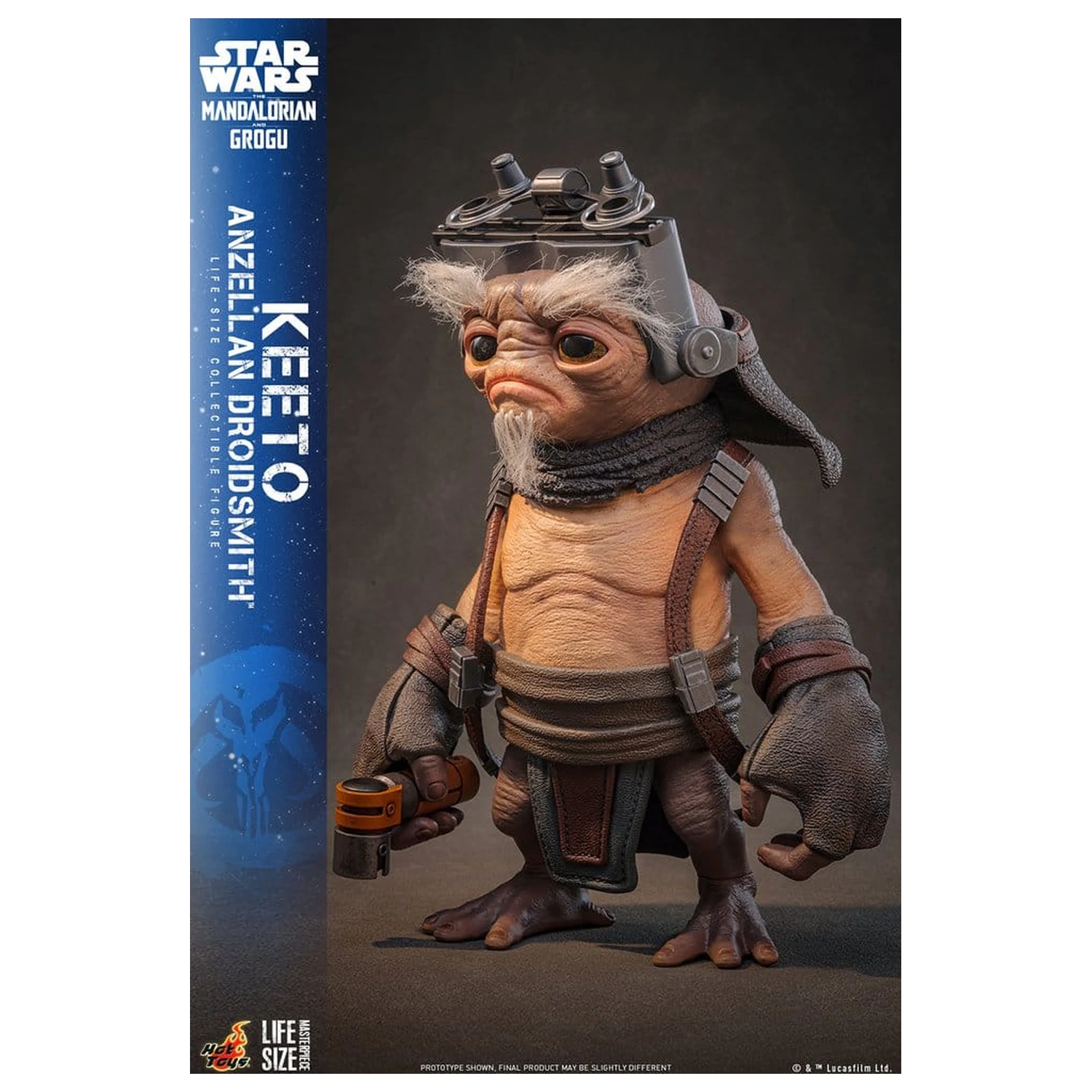 Star Wars: The Mandalorian & Grogu Life-Size Masterpiece Figurina Life-Size Keeto (Anzellan Droidsmith) 26 cm poza produsului