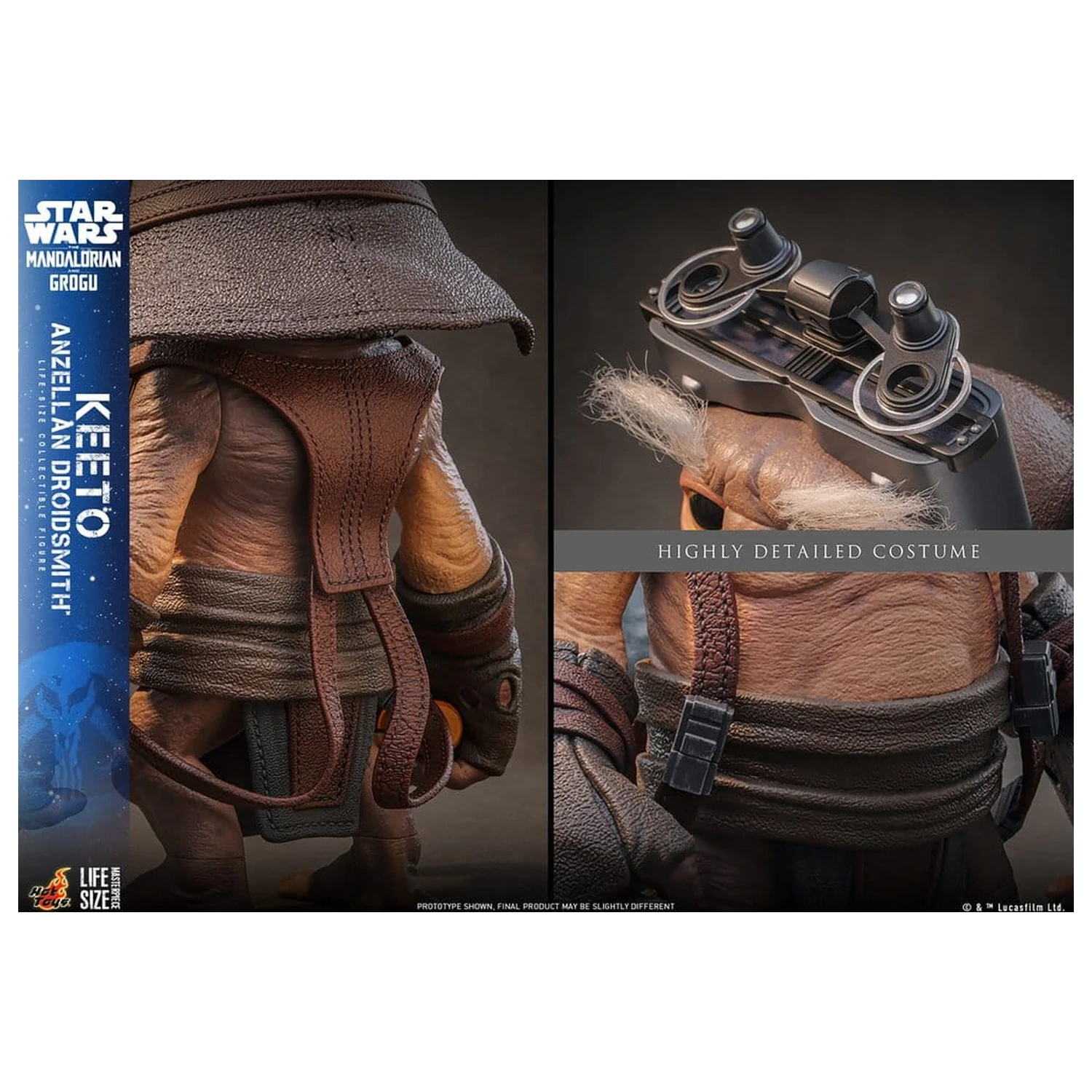 Star Wars: The Mandalorian & Grogu Life-Size Masterpiece Figurina Life-Size Keeto (Anzellan Droidsmith) 26 cm poza produsului