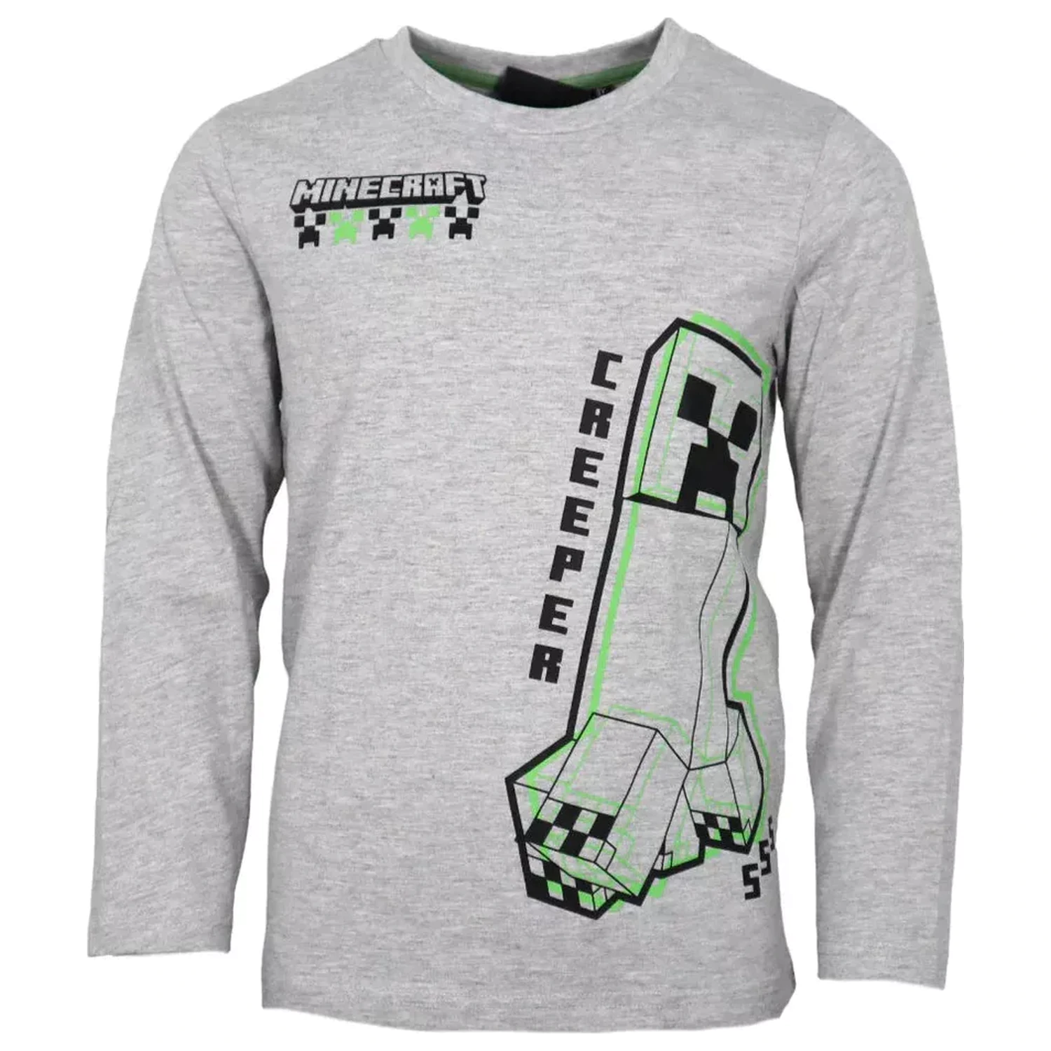 Minecraft Create Grey tricou cu maneca lunga, top pentru copii poza produsului