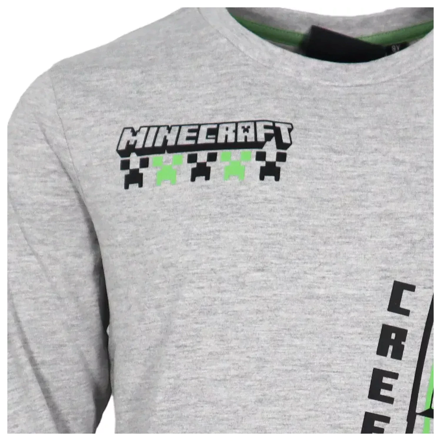 Minecraft Create Grey tricou cu maneca lunga, top pentru copii poza produsului