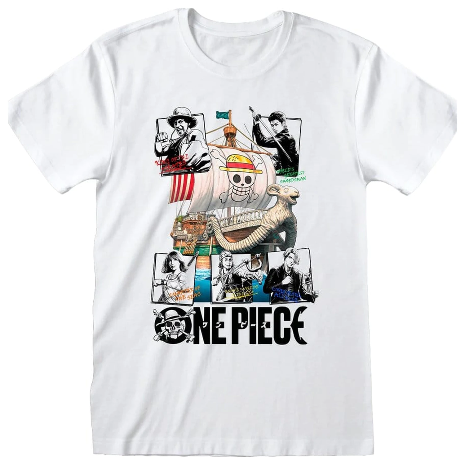 One Piece Tricou Merry Go Call Outs poza produsului