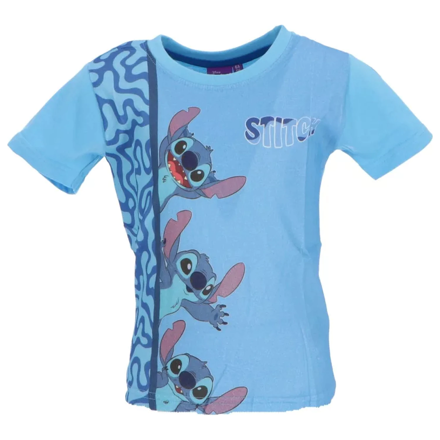 Stitch Loving Look albastru deschis tricou scurt pentru copii, top poza produsului