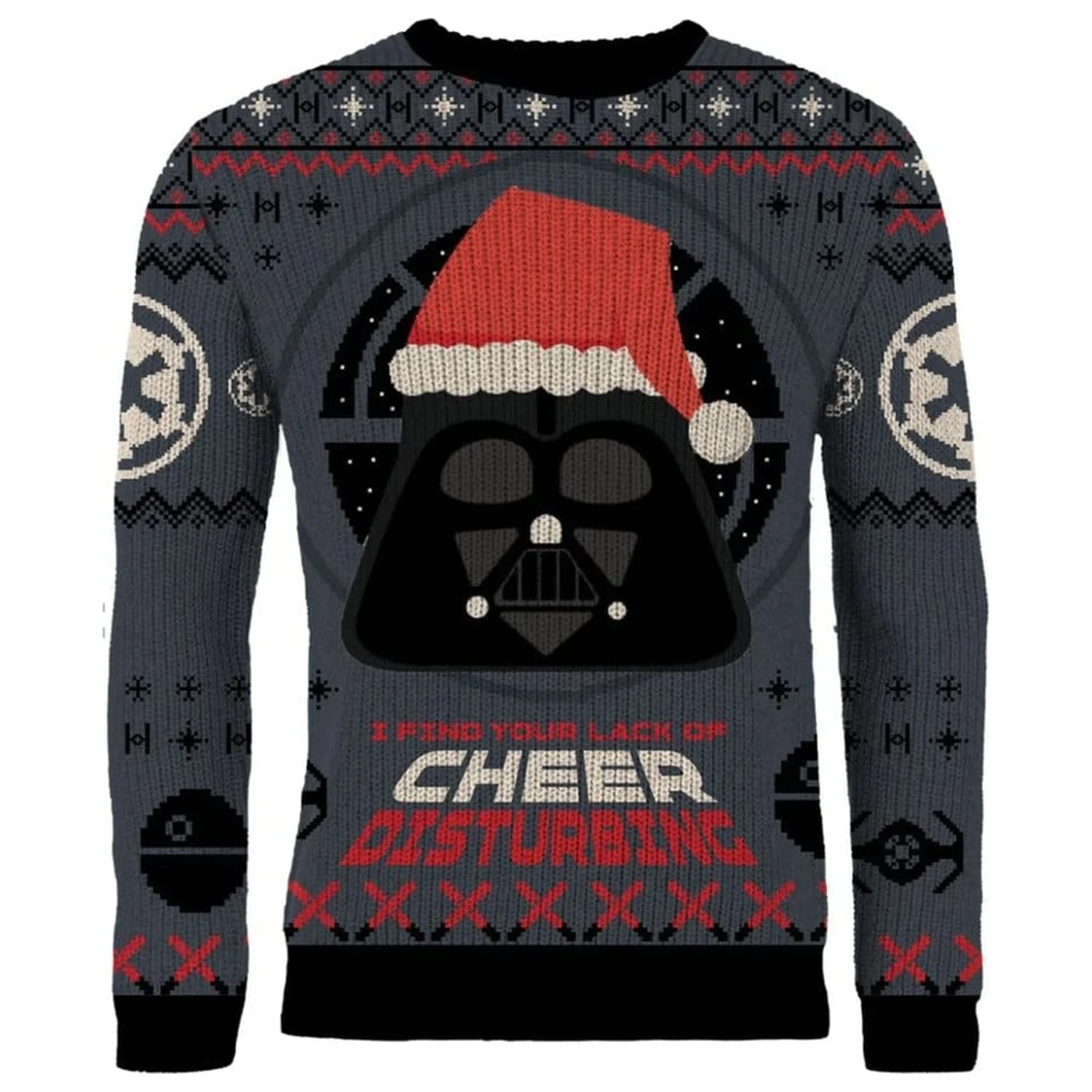 Pulover de Crăciun Star Wars Darth Vader poza produsului