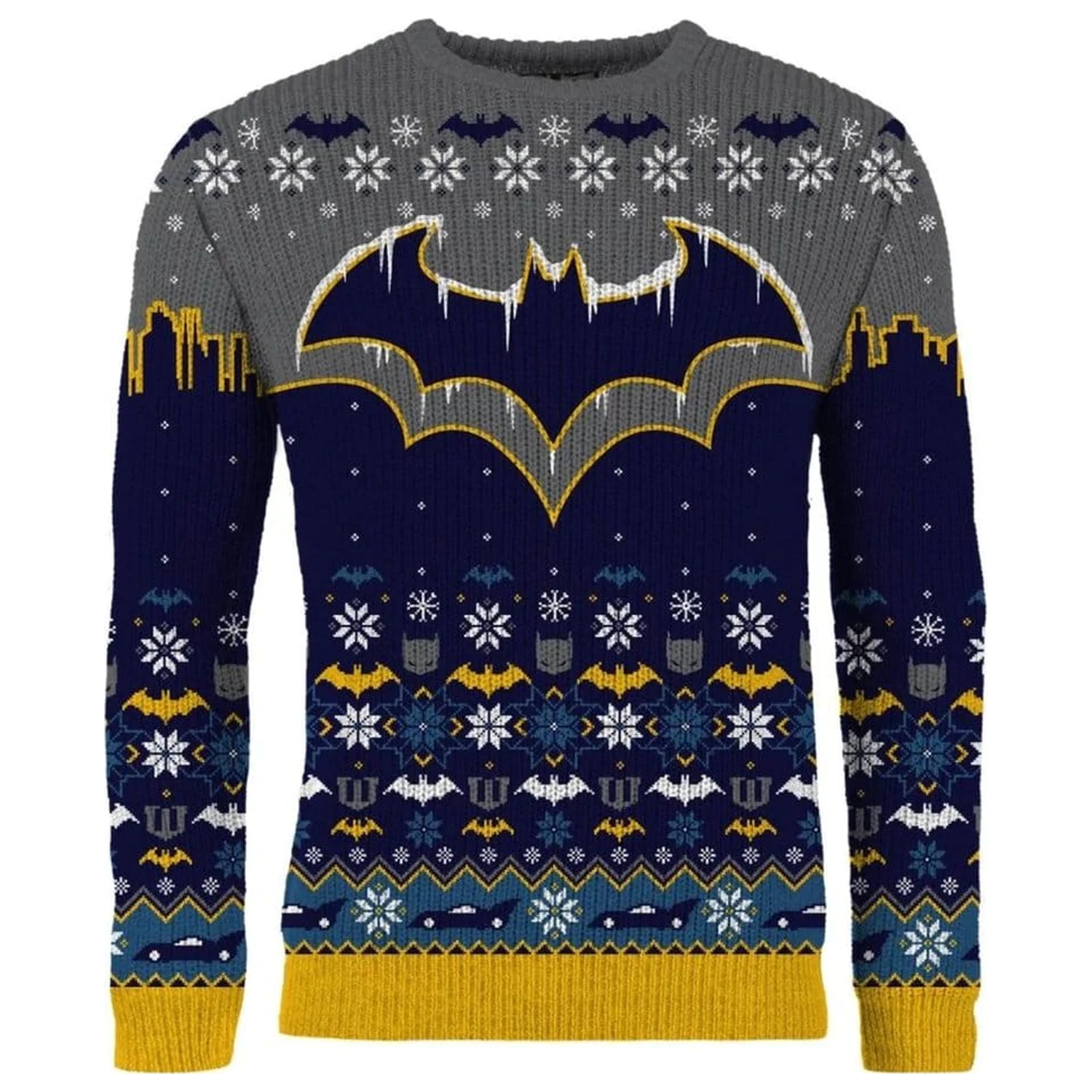 Pulover de Crăciun Batman Frosty poza produsului