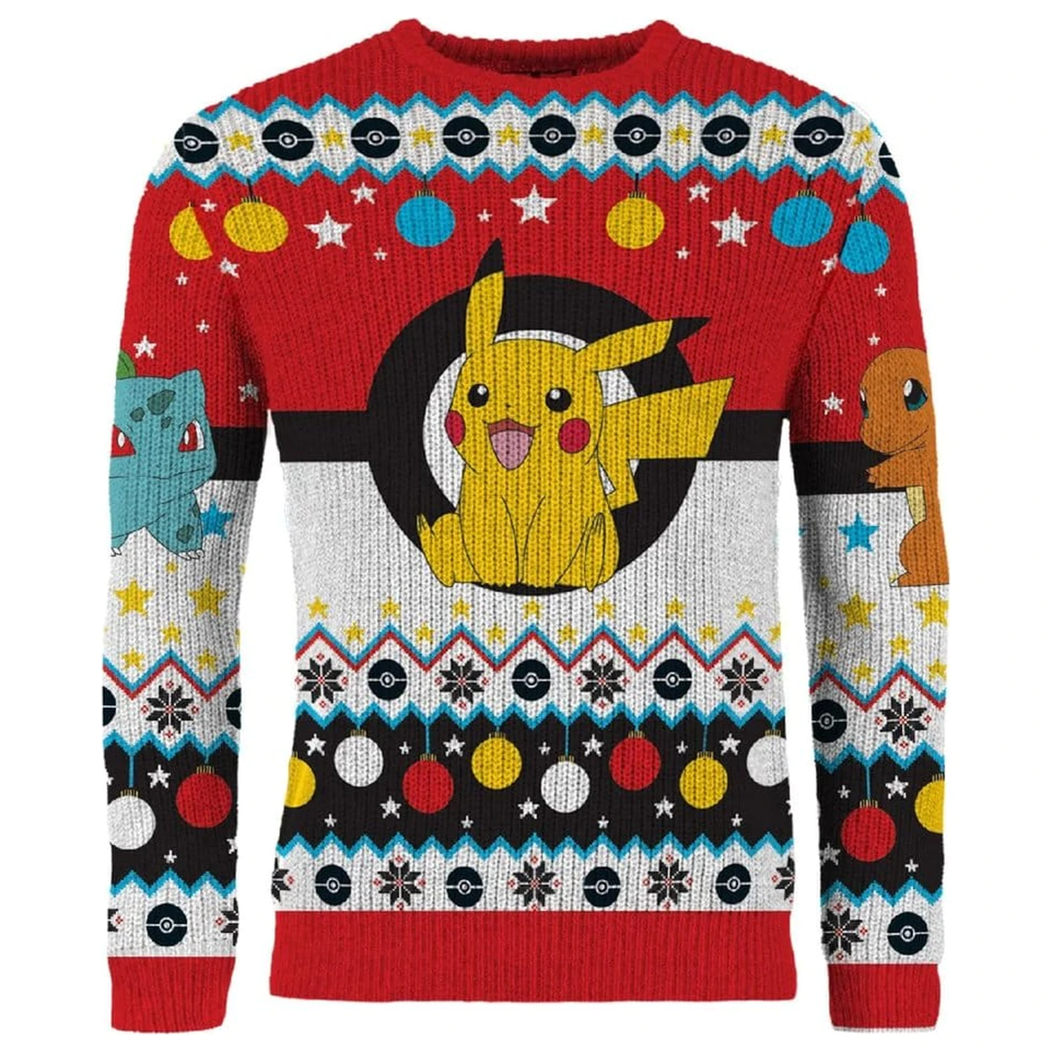 Pulover de Crăciun Pokémon poza produsului