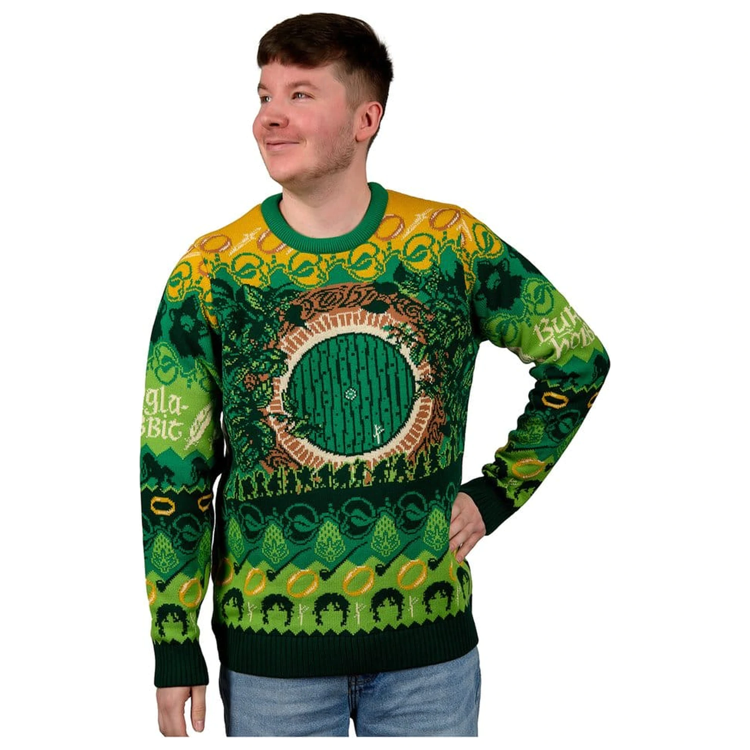 Lord of the Rings The Shire pulover de Crăciun poza produsului