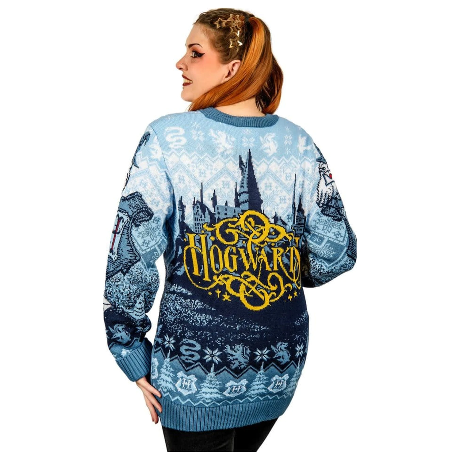 Harry Potter Hogwarts pulover de Crăciun poza produsului