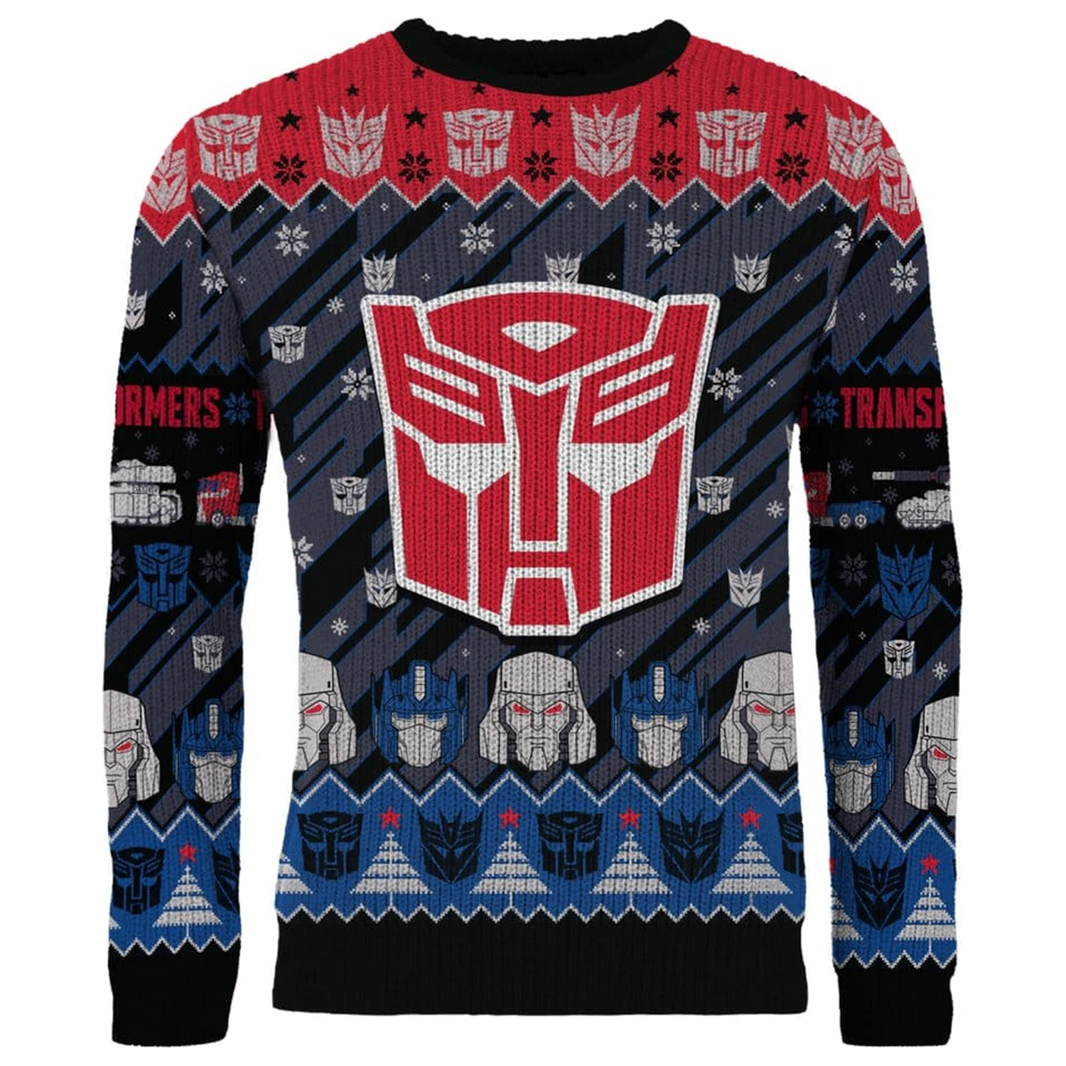 Pulover de Crăciun Transformers poza produsului