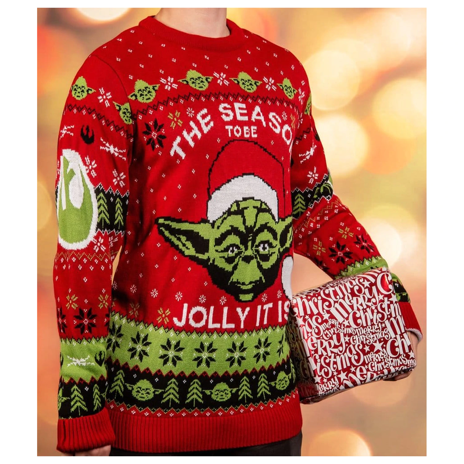Star Wars pulover de Crăciun Yoda poza produsului