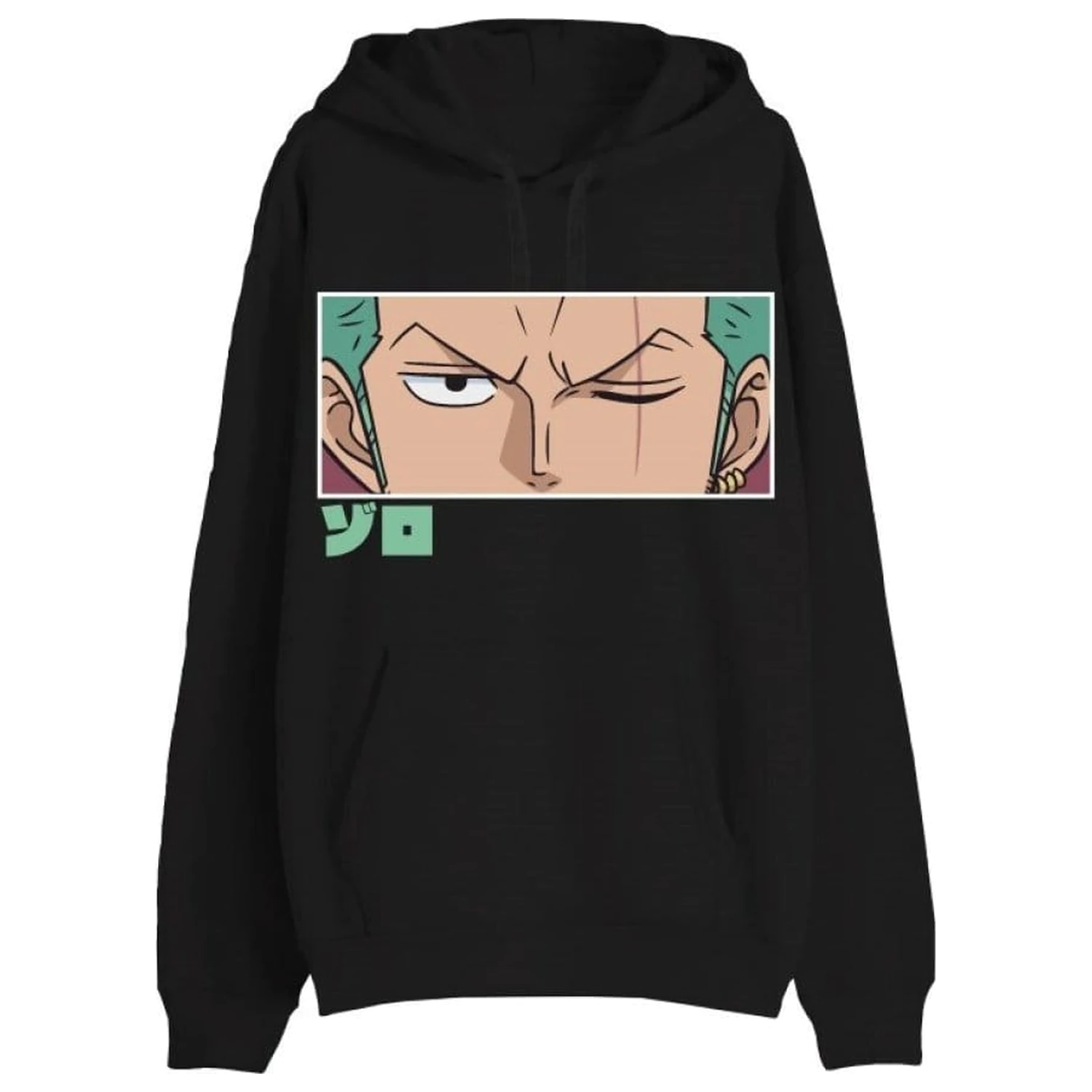 Pulover One Piece Roronoa Zoro Eyes negru poza produsului