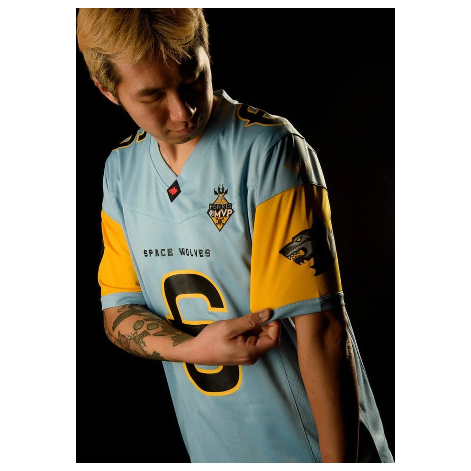 Warhammer 40,000 Sports Jersey Tricou Space Wolves poza produsului