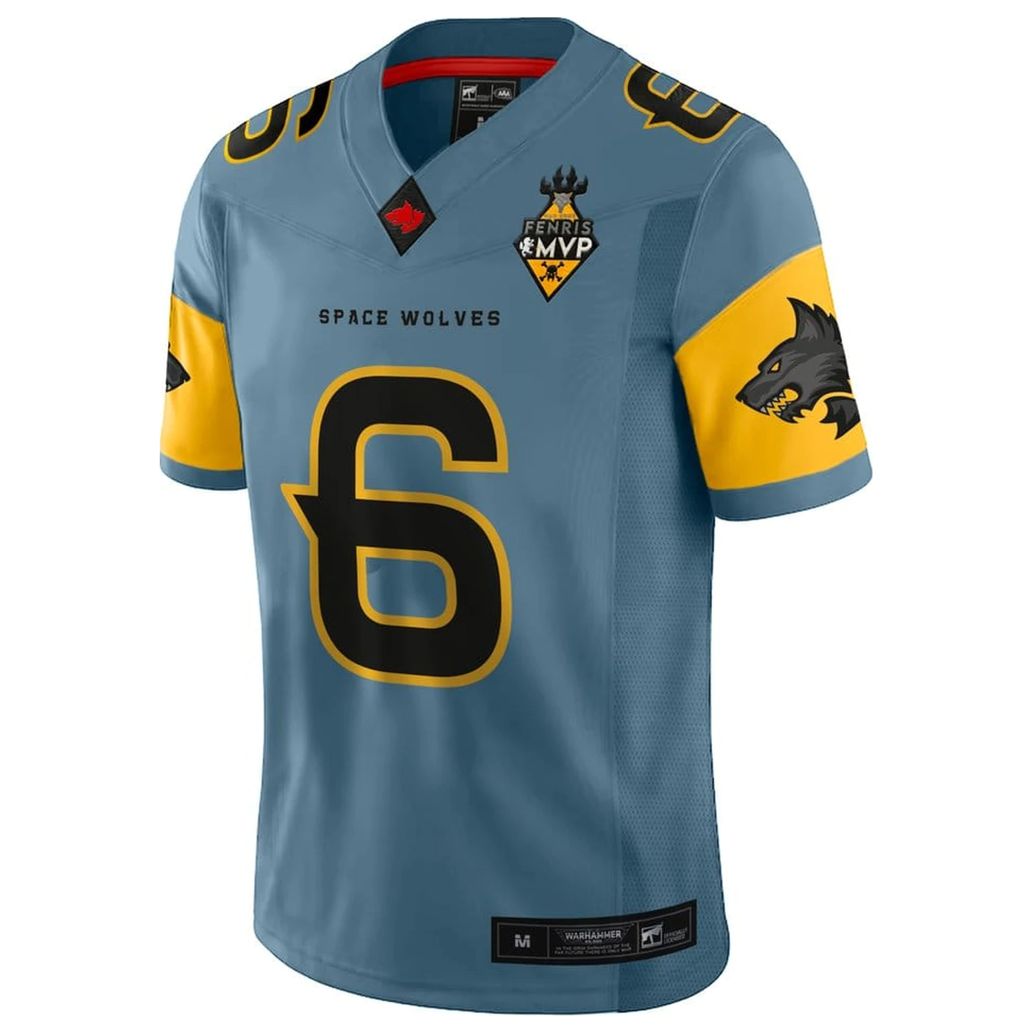 Warhammer 40,000 Sports Jersey Tricou Space Wolves poza produsului
